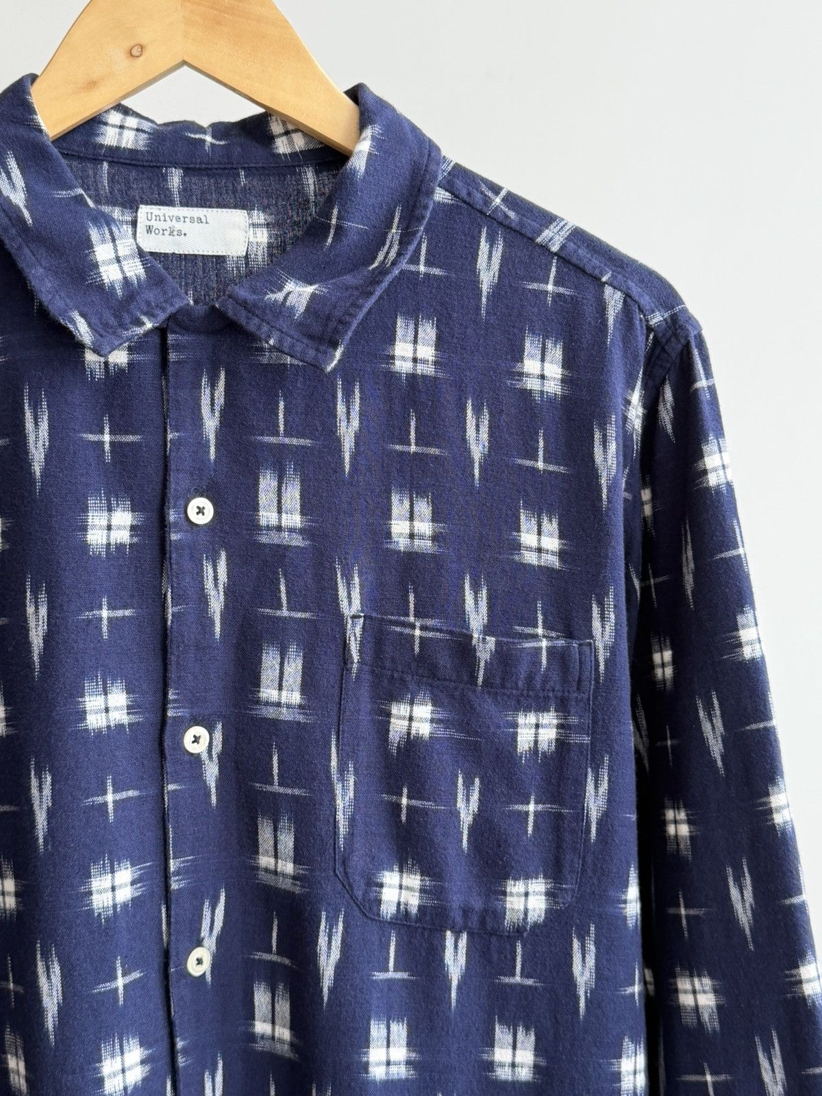 Universal Works Universal Works Ikat Garage Shirt Size US L / EU 52-54 / 3 - 8 Thumbnail