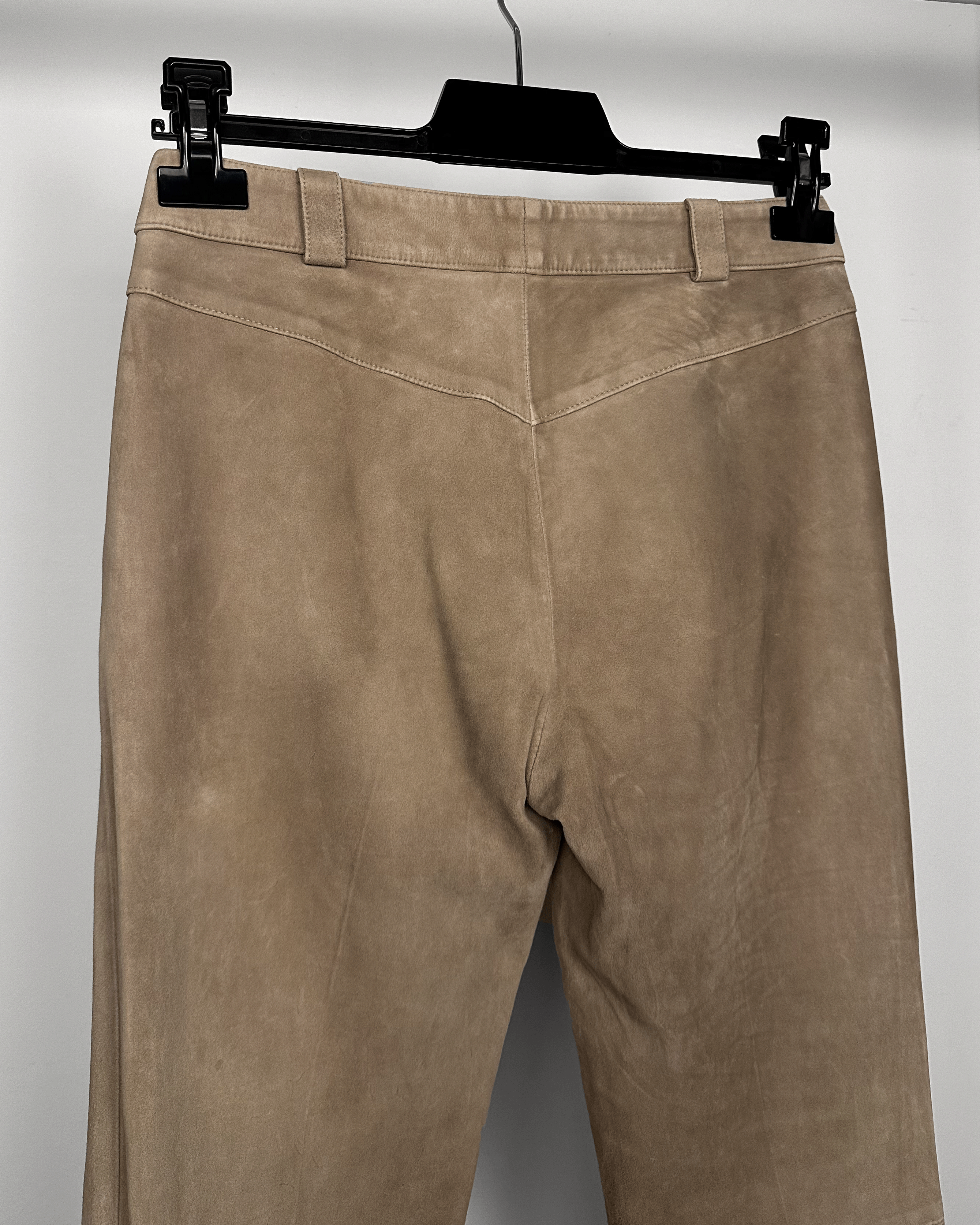 Gucci Gucci Tom Ford Beige Leather Flared Pants Size US 28 / EU 44 - 7 Thumbnail