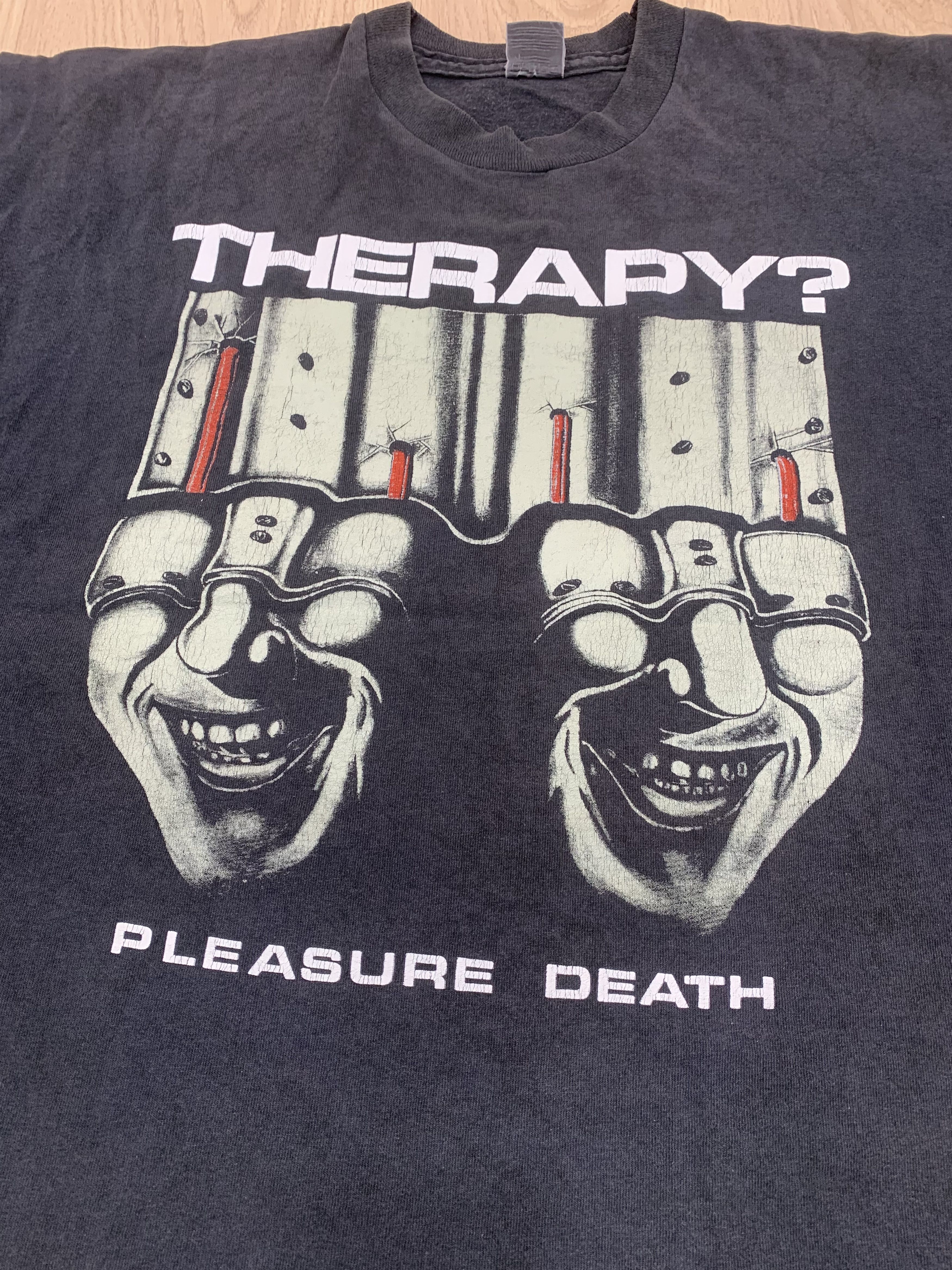Band Tees VTG BAND THERAPY TOUR SHIRT DEFTONES NIRVANA RADIOHEAD Size US XL / EU 56 / 4 - 3 Thumbnail