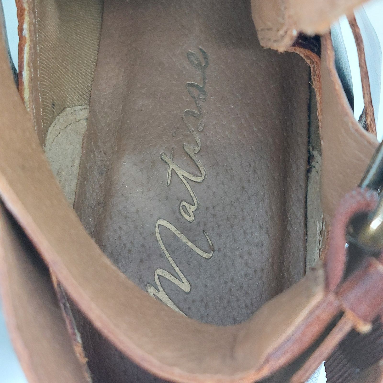 Matisse Matisse Raider Booties Made In Brazil US 10 M Leather Buckle Size US 10 / IT 40 - 6 Thumbnail