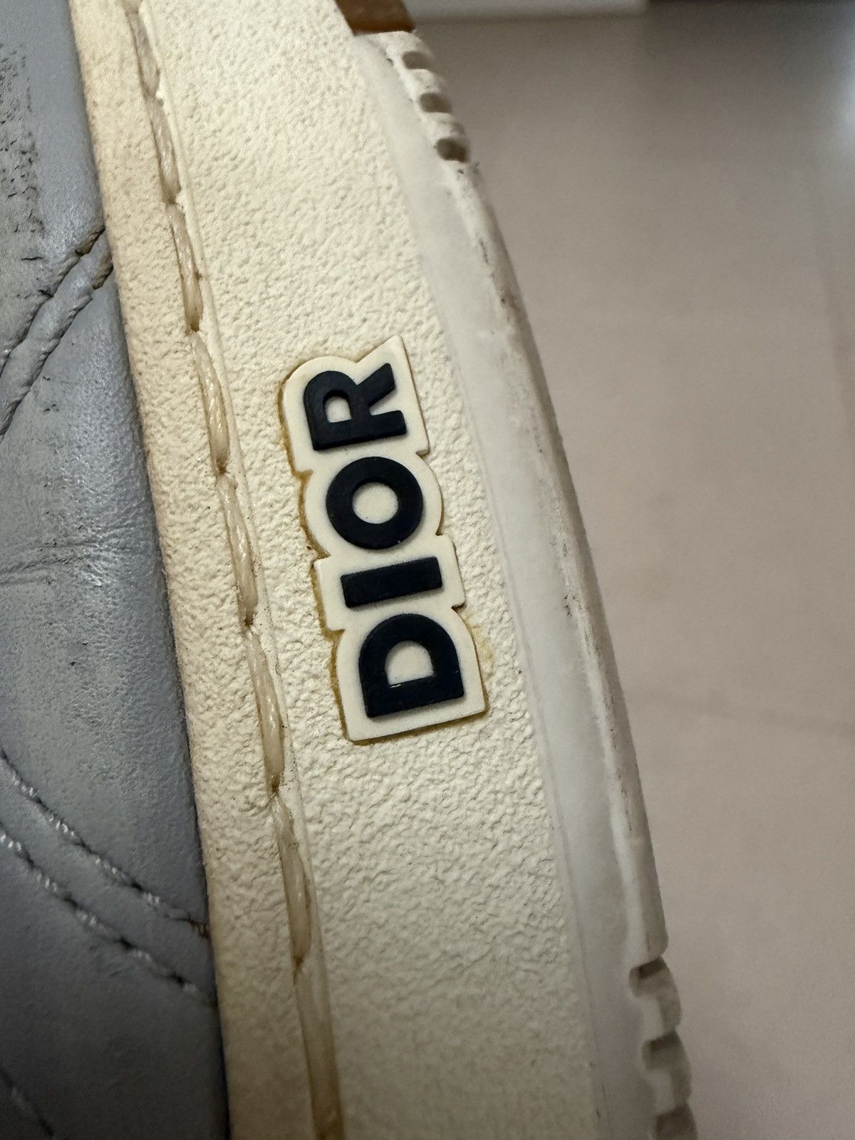 Dior DIOR - B27 low grey/white mens size 42 Size US 9.5 / EU 42-43 - 15 Thumbnail