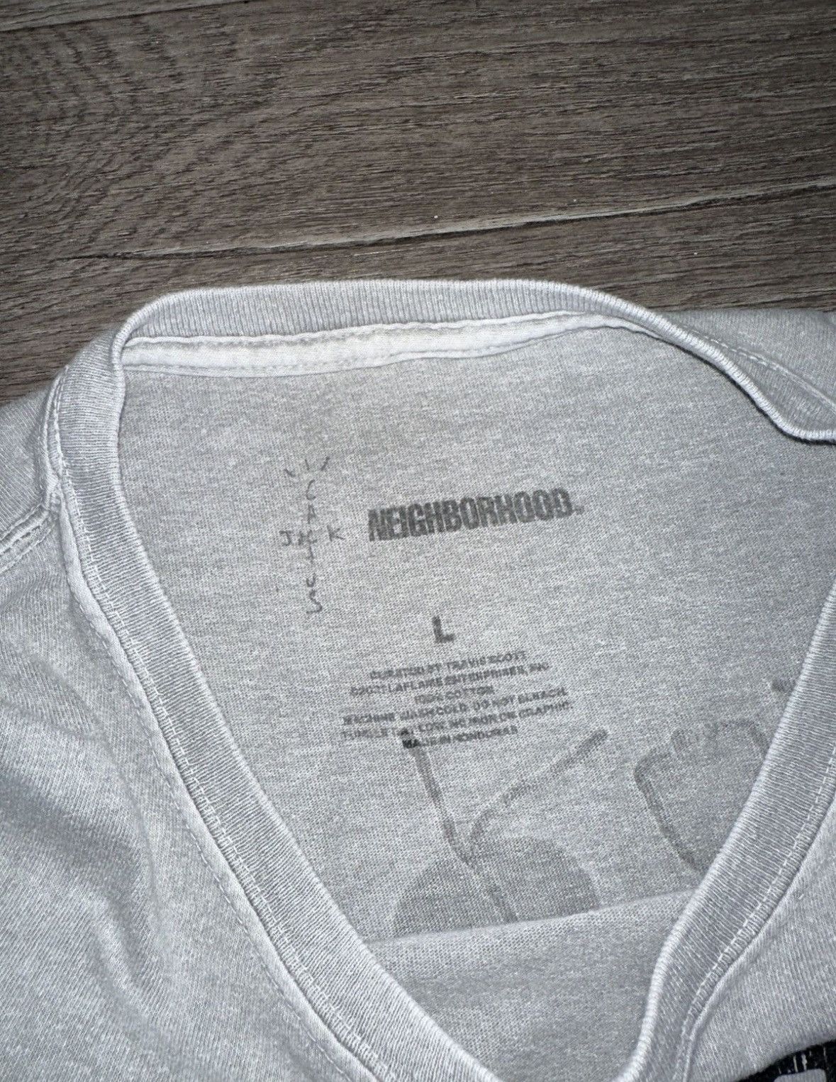 Neighborhood × Travis Scott Travis Scott x Neighborhood Tee Size US L / EU 52-54 / 3 - 3 Thumbnail