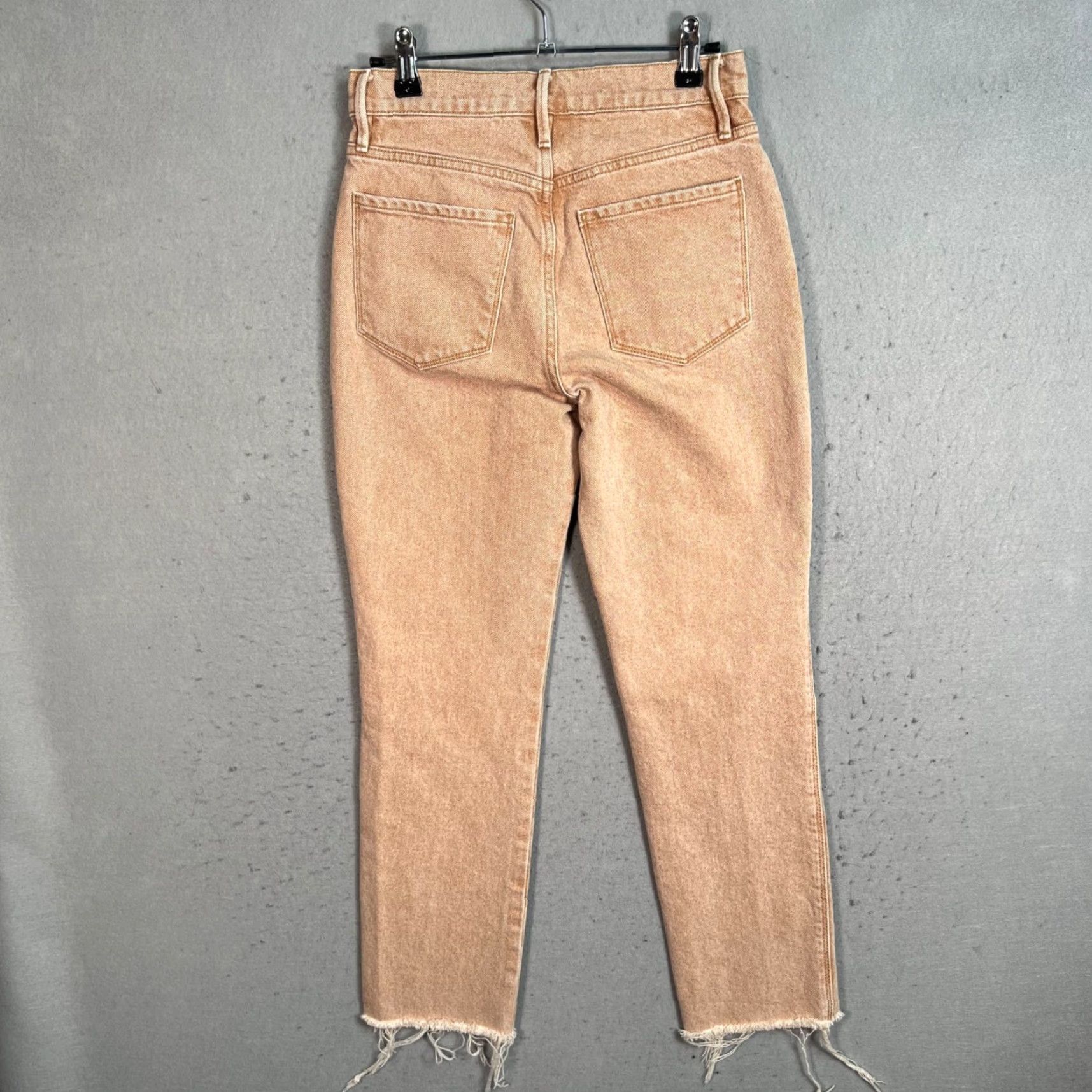 Frame VINTAGE FRAME Le Sylvie Slender Straight Jeans Adult Womens 24 Sand Cotton Blend Size 42" / US 20 - 2 Thumbnail