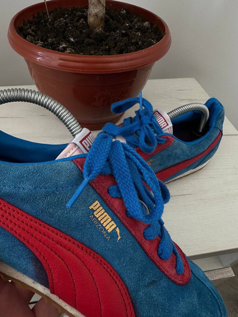 Puma × Vintage Vintage Japanese Puma Arizona Faded Blue Sneakers Size US 7.5 / EU 40-41 - 4 Thumbnail