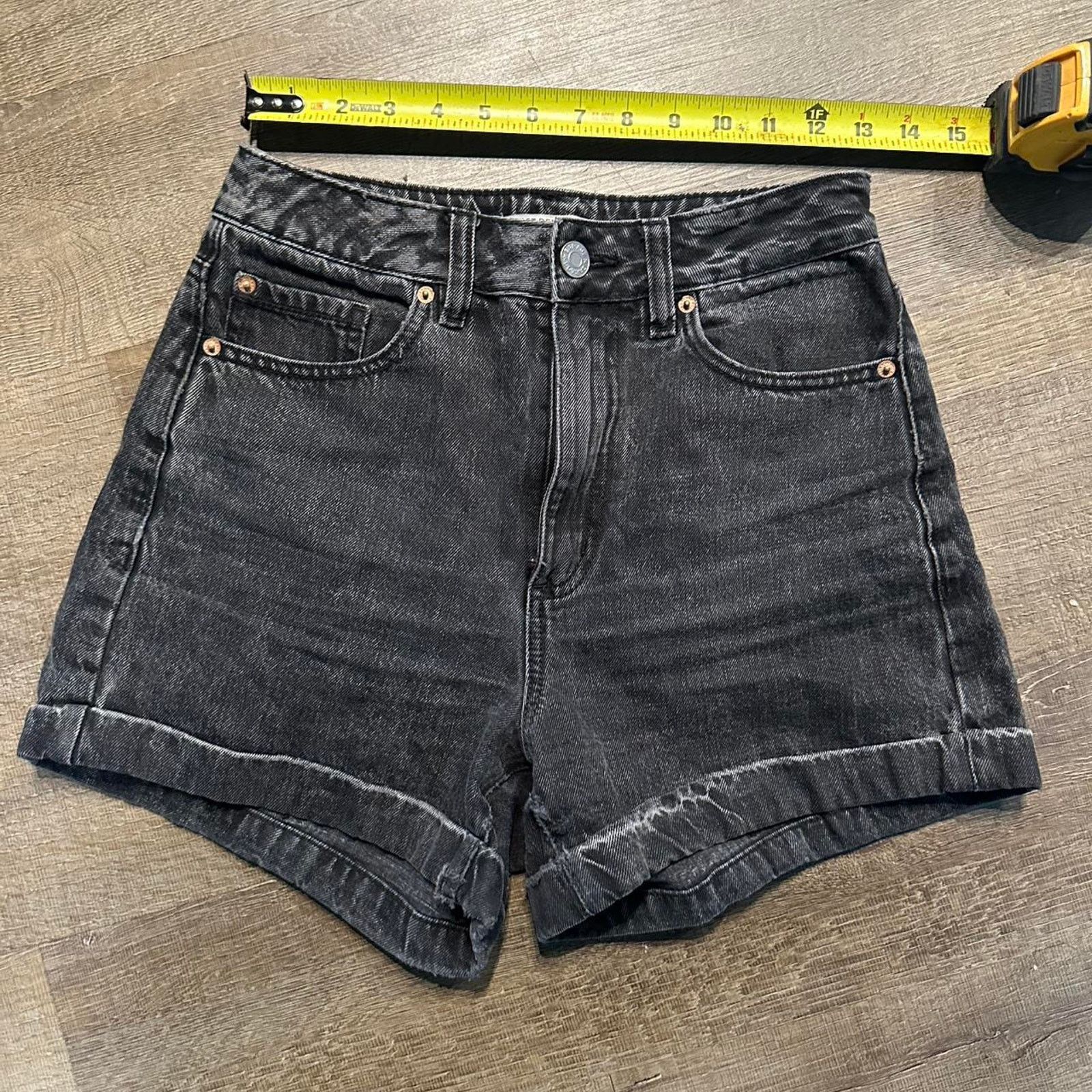 Garage Garage black high waisted mom denim Size 25" / US 0 / IT 36 - 2 Thumbnail