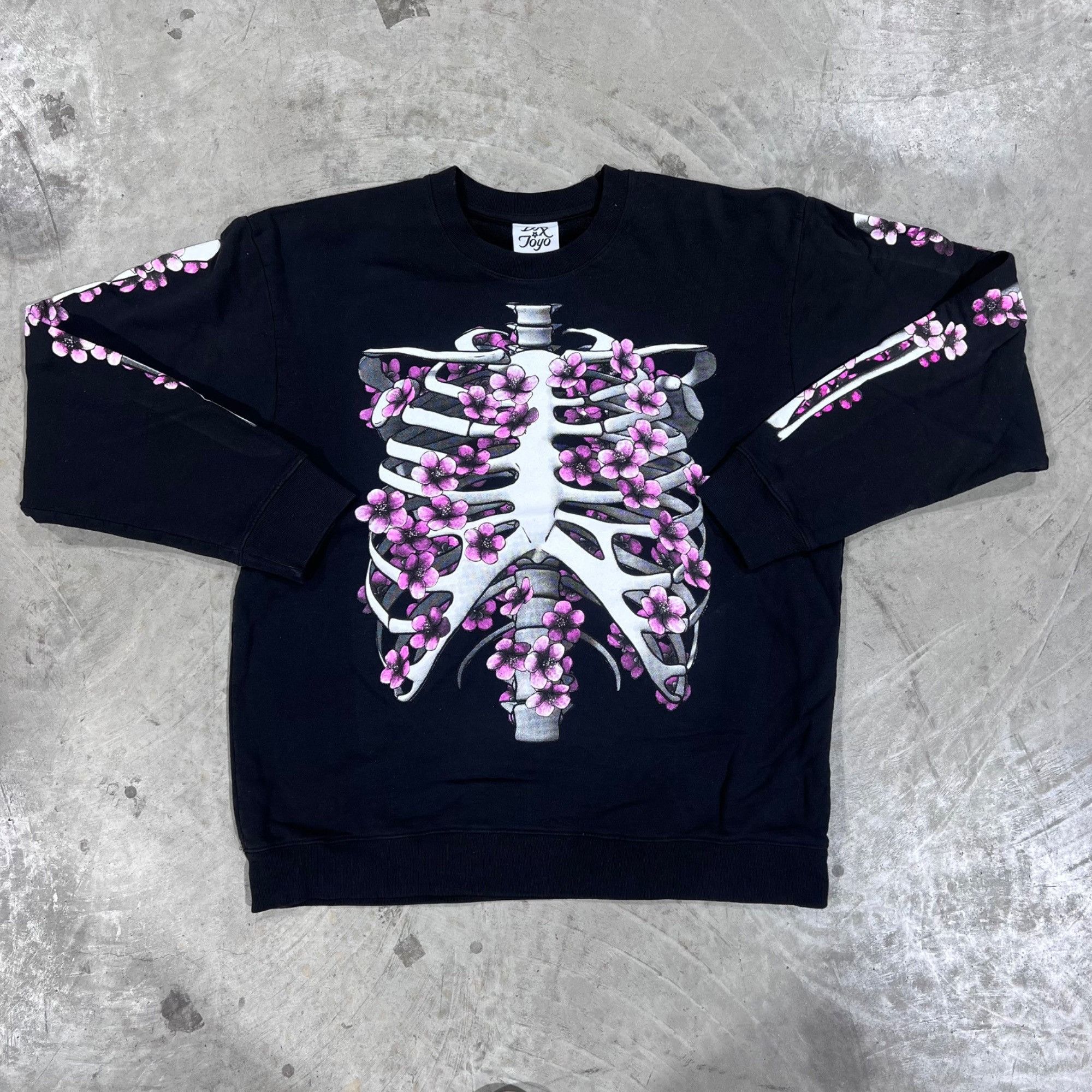 Darren Romanelli NEW DR. ROMANELLI DRx TOKYO SKULLS BLACK SWEATSHIRT SZ 2XL Size US XXL / EU 58 / 5 - 1 Thumbnail