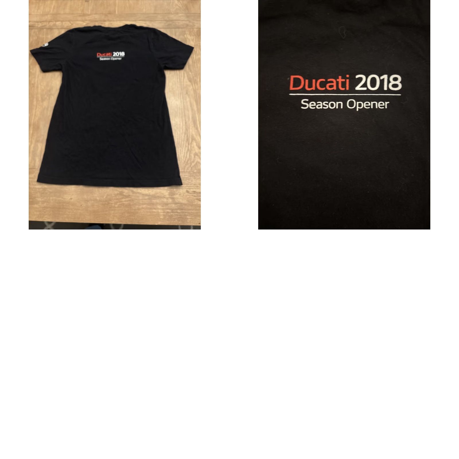 Vintage VINTAGE 2018 Ducati Season Opener Rare T Shirt Black M Motorcycle EUC Bella + Canvas Men T-Shirt Size US M / EU 48-50 / 2 - 8 Thumbnail