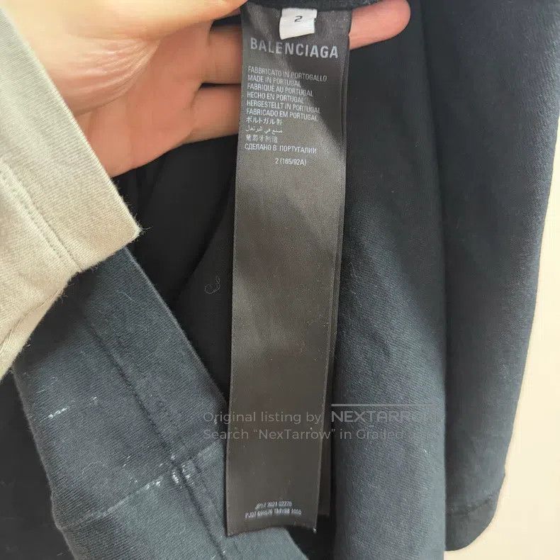 Balenciaga Balenciaga Lightning Letter Pattern Round Neck Short Sleev Size US S / EU 44-46 / 1 - 6 Thumbnail