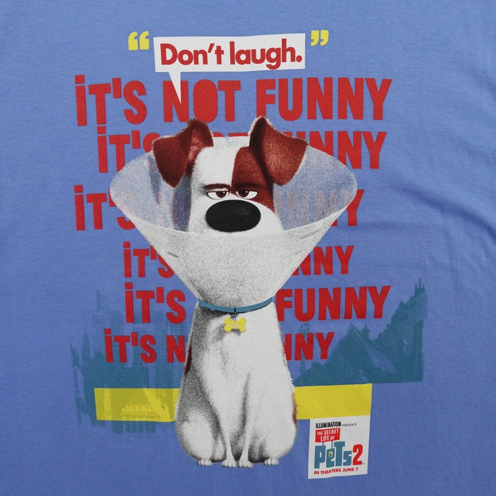 Hanes Secret Life Of Pets 2 TShirt Adult XL Blue Movie Promo It's Funny Size US XL / EU 56 / 4 - 2 Thumbnail