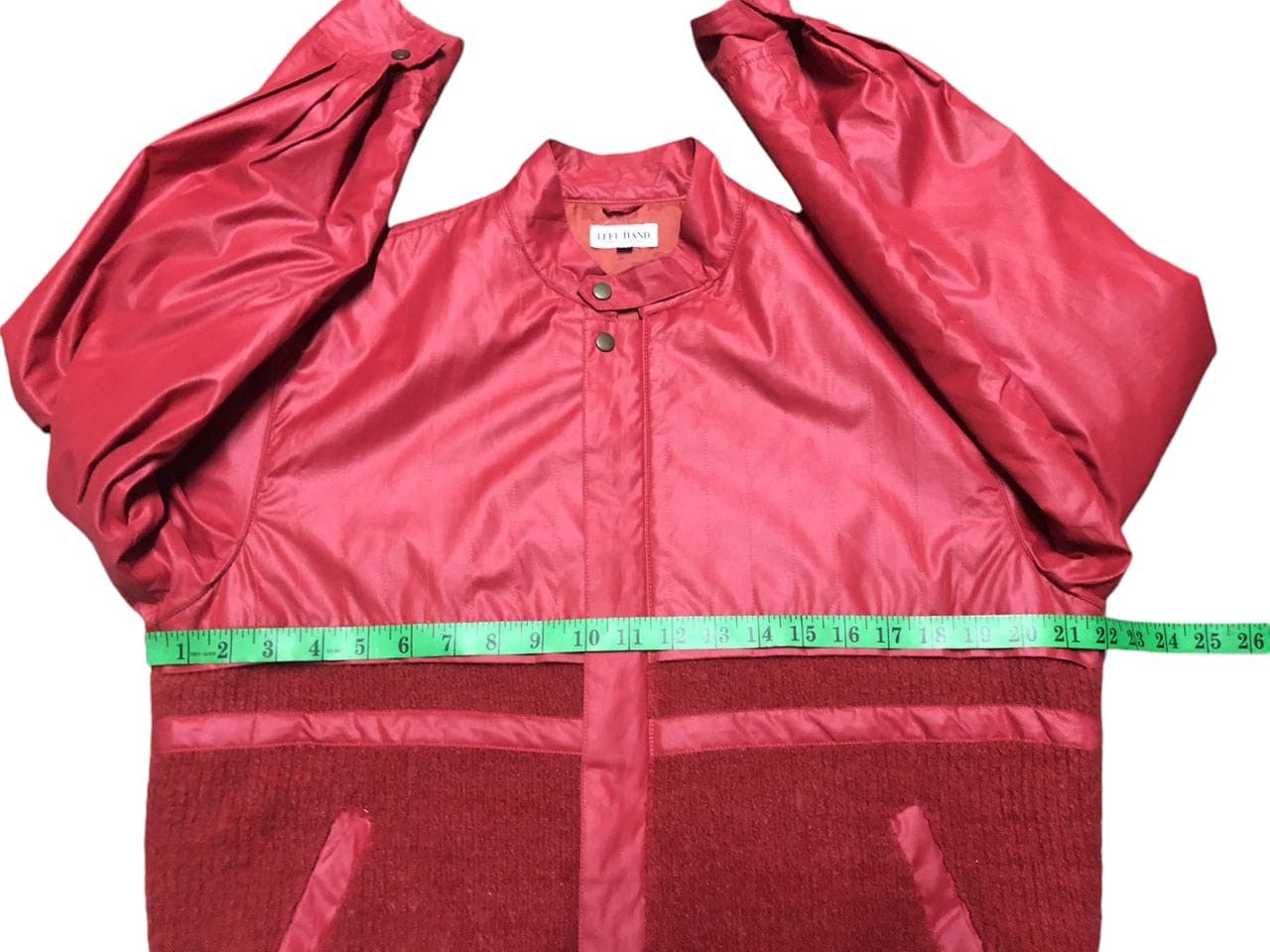 Designer × Japanese Brand × Vintage Japanese Brand Vintage Left Hand Zipper Jacket Wool Size US M / EU 48-50 / 2 - 18 Thumbnail