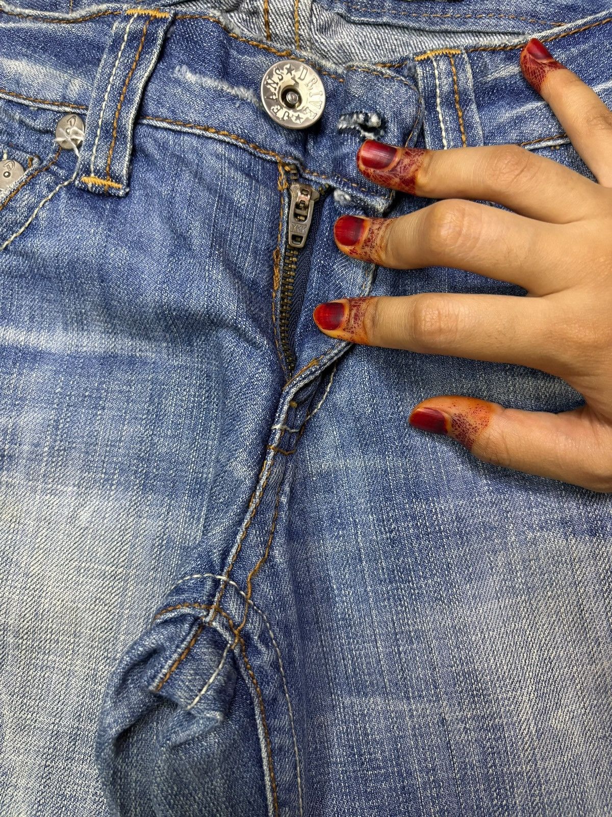 Hysteric Glamour × Japanese Brand Vintage Japanese Brand Blue Wash Bootcut Flare Jeans Size US 29 - 3 Thumbnail