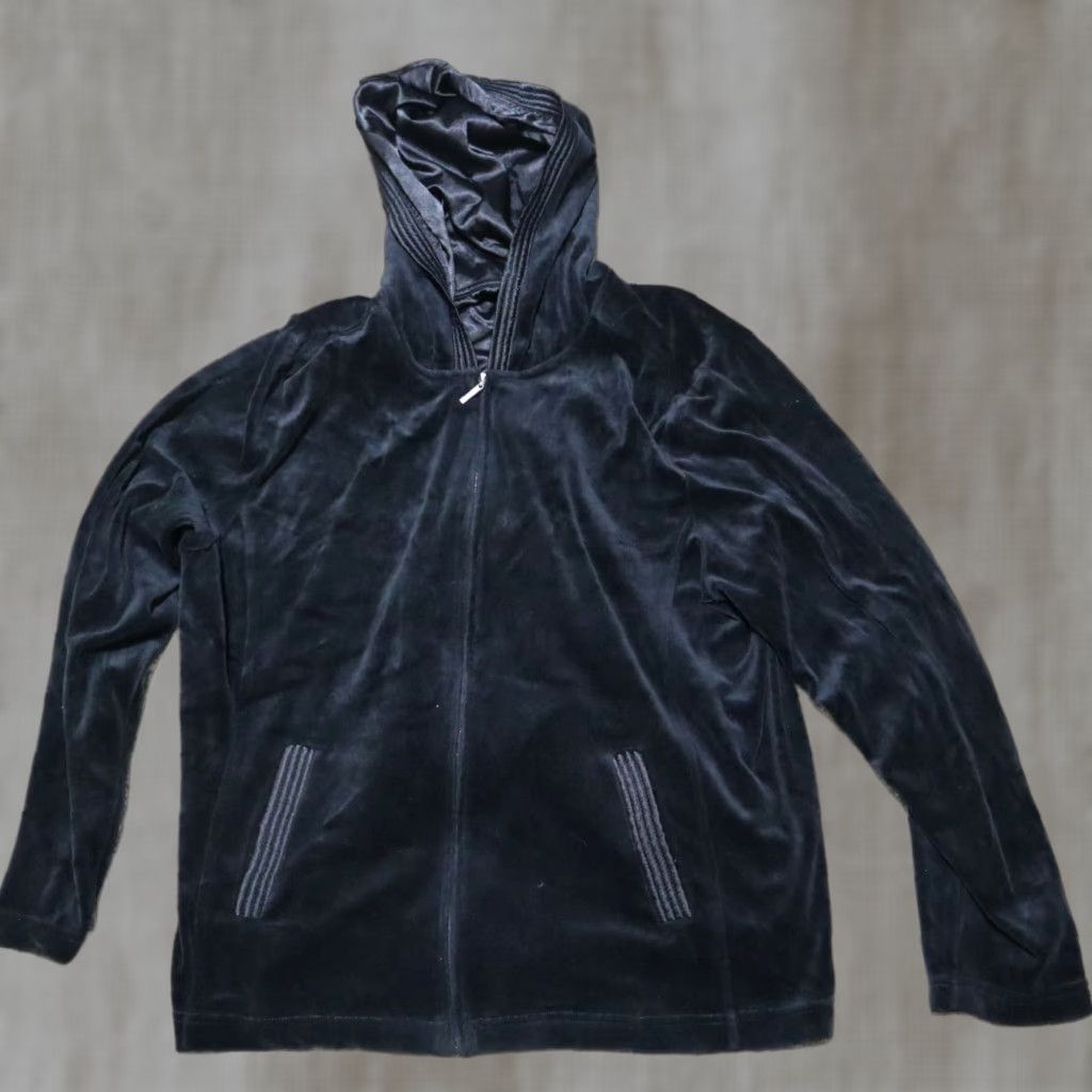 Vintage White Stag Women Soft Black Track Jacket Hooded 2XL Size XXL Jacket Women Black Hooded Outdoor Cotton Solid 90s Feature: Hooded Size XXL / US 16-18 / IT 52-54 - 1 Thumbnail