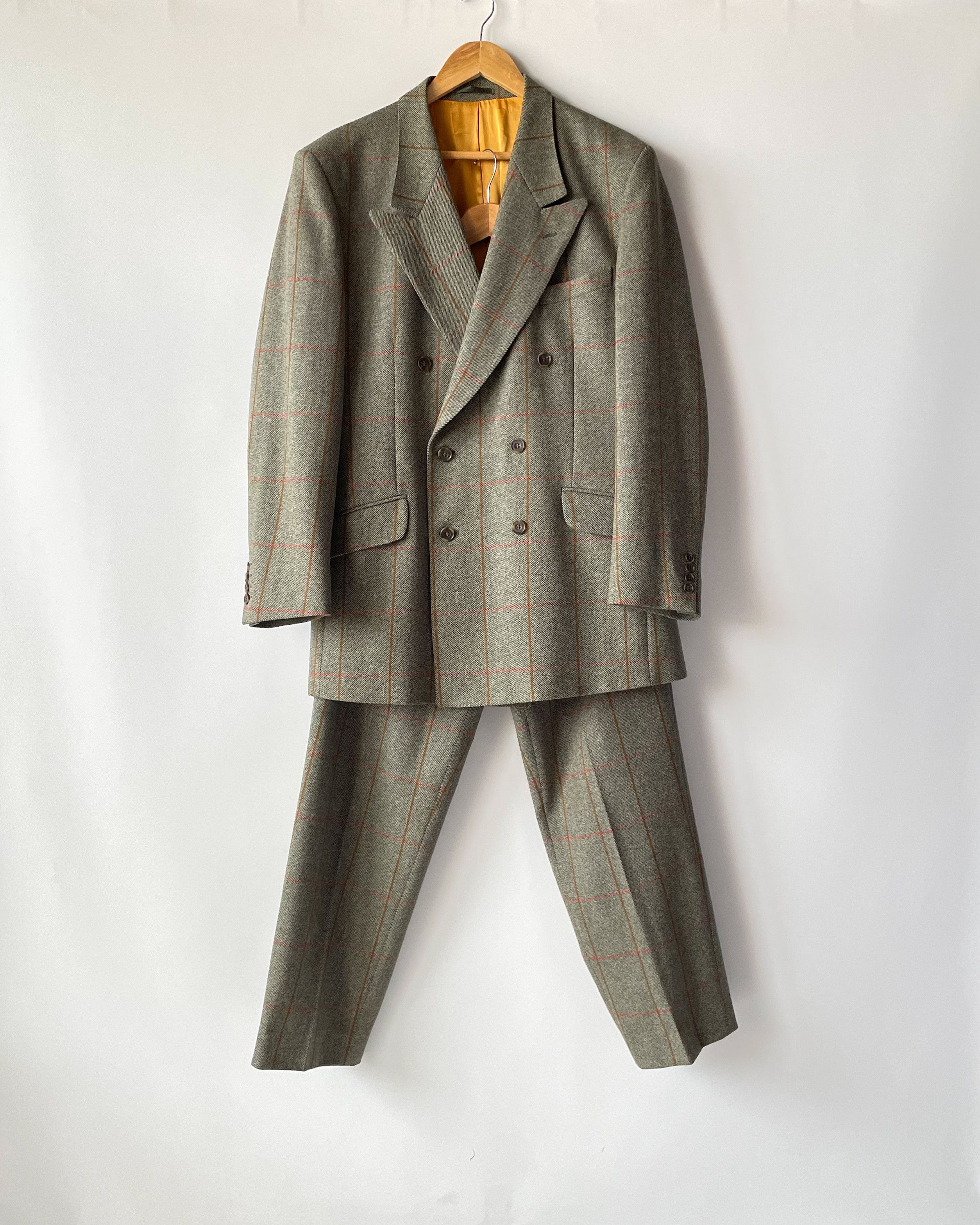 Crombie Vintage Crombie Wool Double Breasted Suit Size 42R - 1 Thumbnail
