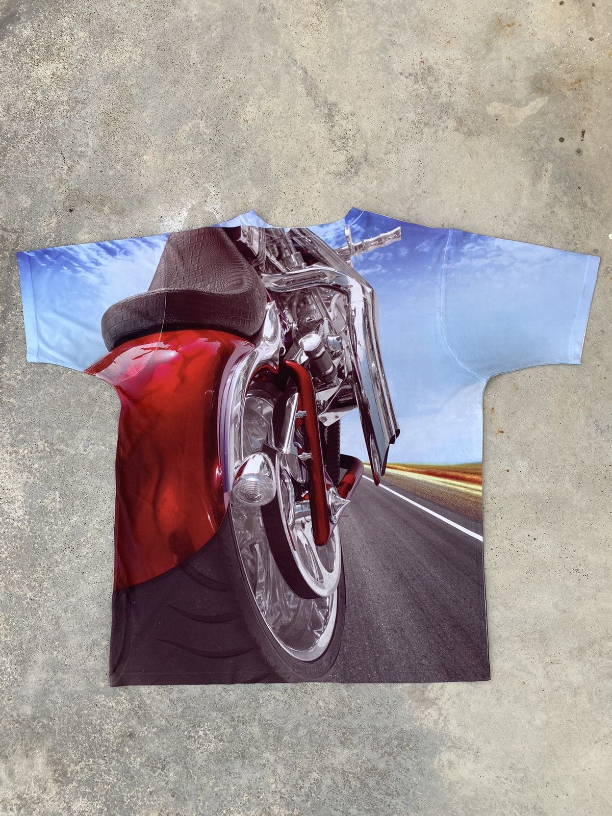 Harley Davidson Harley Davidson Chopper Styled Overprint Tees Size US L / EU 52-54 / 3 - 3 Thumbnail