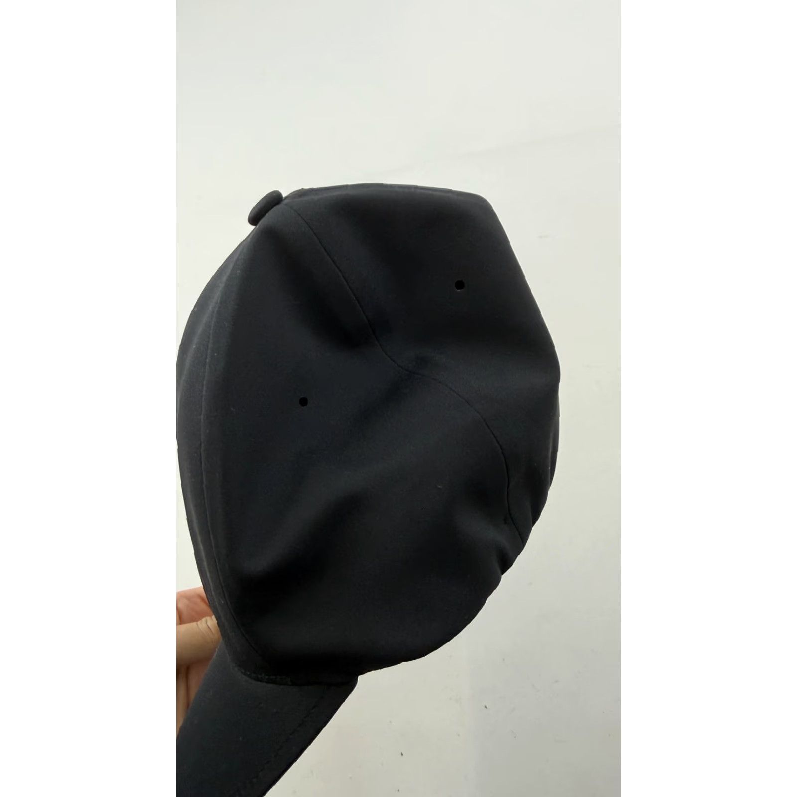 Vintage Flexfit Delta Hat Cap Fitted Black Mens S/M Seamless Performance Athletic Tech Size ONE SIZE - 3 Thumbnail