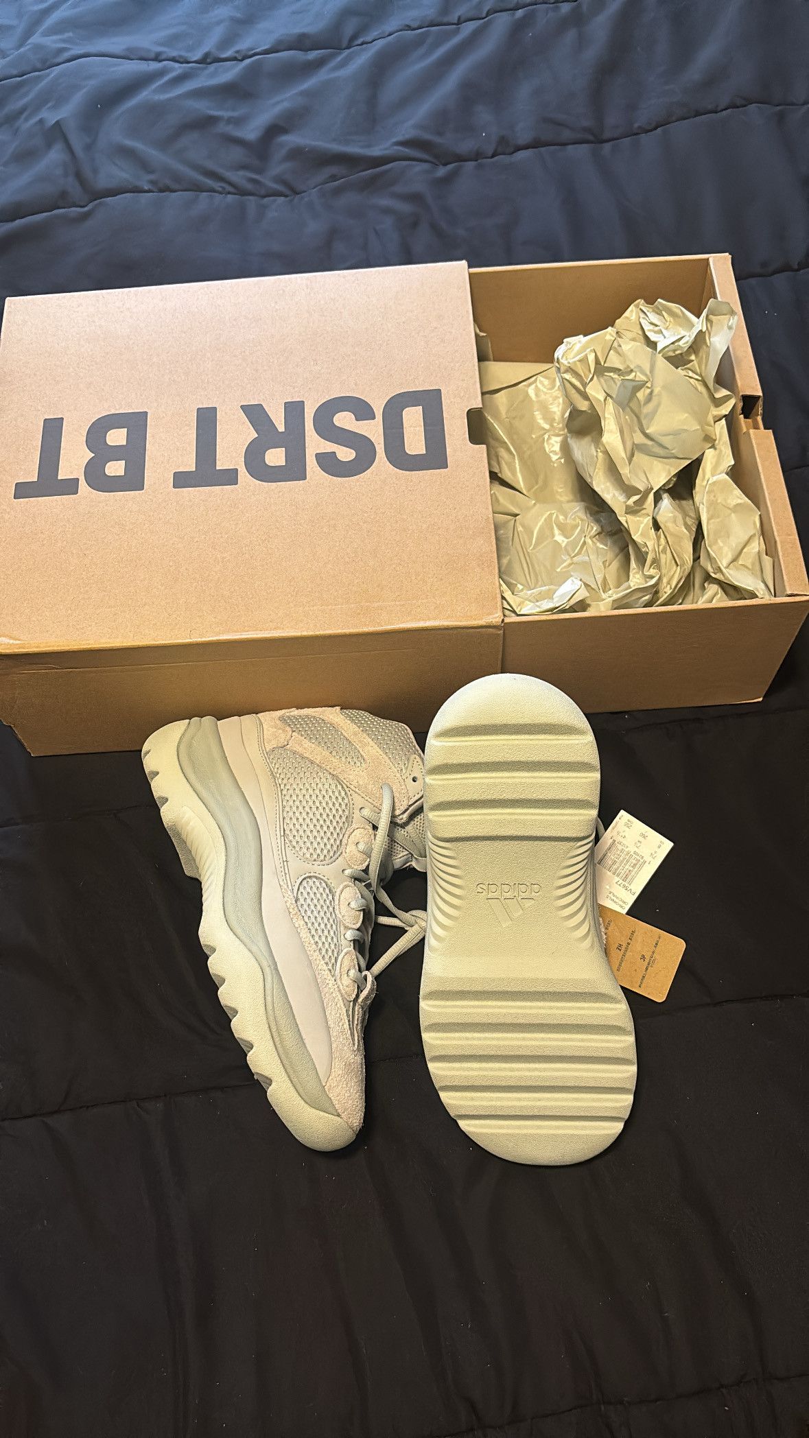 Yeezy Adidas Yeezy Desert Boot Salt (2019) Size US 8 / EU 41 - 4 Thumbnail