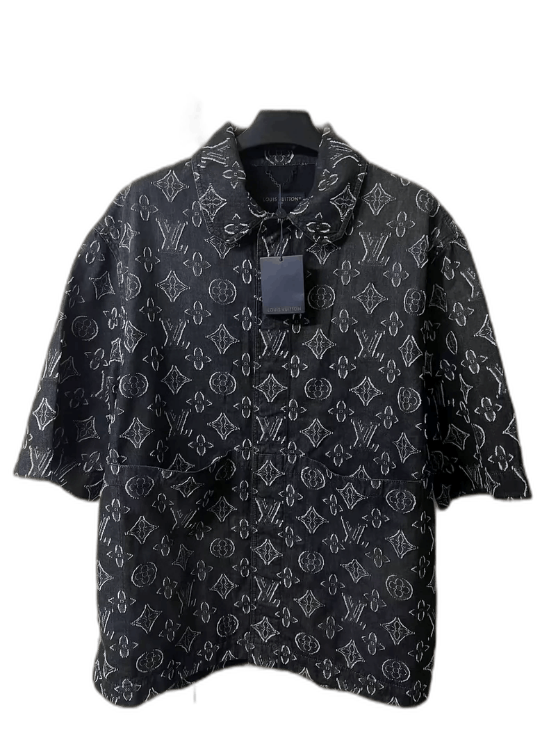 Louis Vuitton Louis Vuitton Full Logo Short Sleeve Shirt-2506 Size US XXL / EU 58 / 5 - 1 Thumbnail