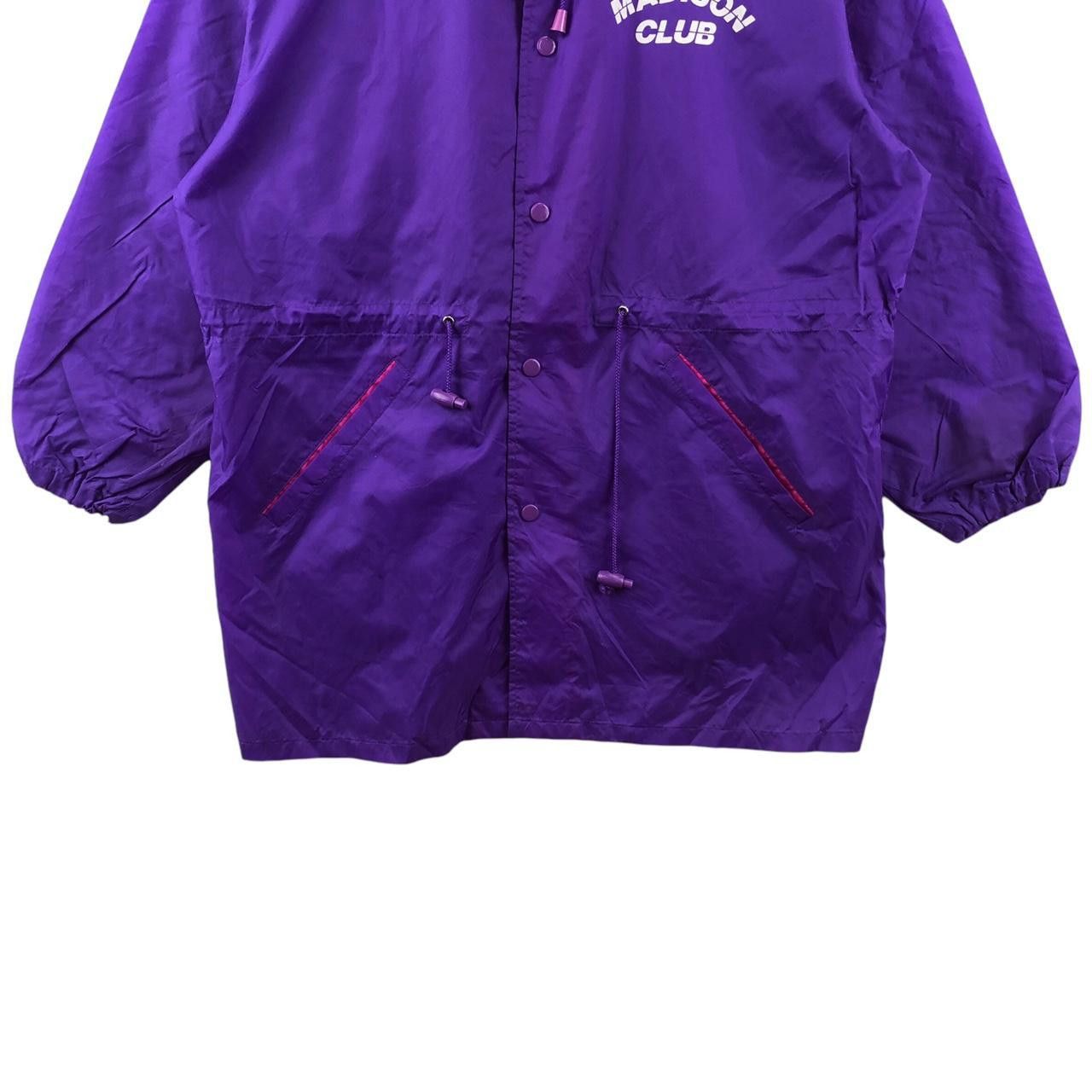 Madison THE MADISON CLUB Windbreaker Purple Parka Hoodie Jacket Size XL / US 12-14 / IT 48-50 - 4 Thumbnail