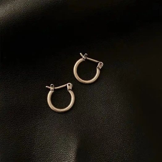 Designer × Vintage 925 silver retro punk earrings Size ONE SIZE - 3 Thumbnail