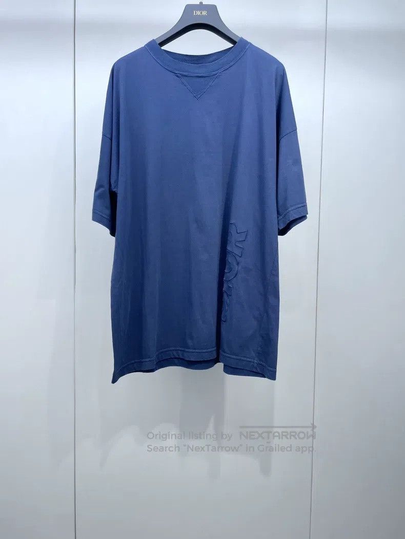 Dior Dior Blue embossed letter embroidery round-neck short-slee Size US S / EU 44-46 / 1 - 1 Thumbnail