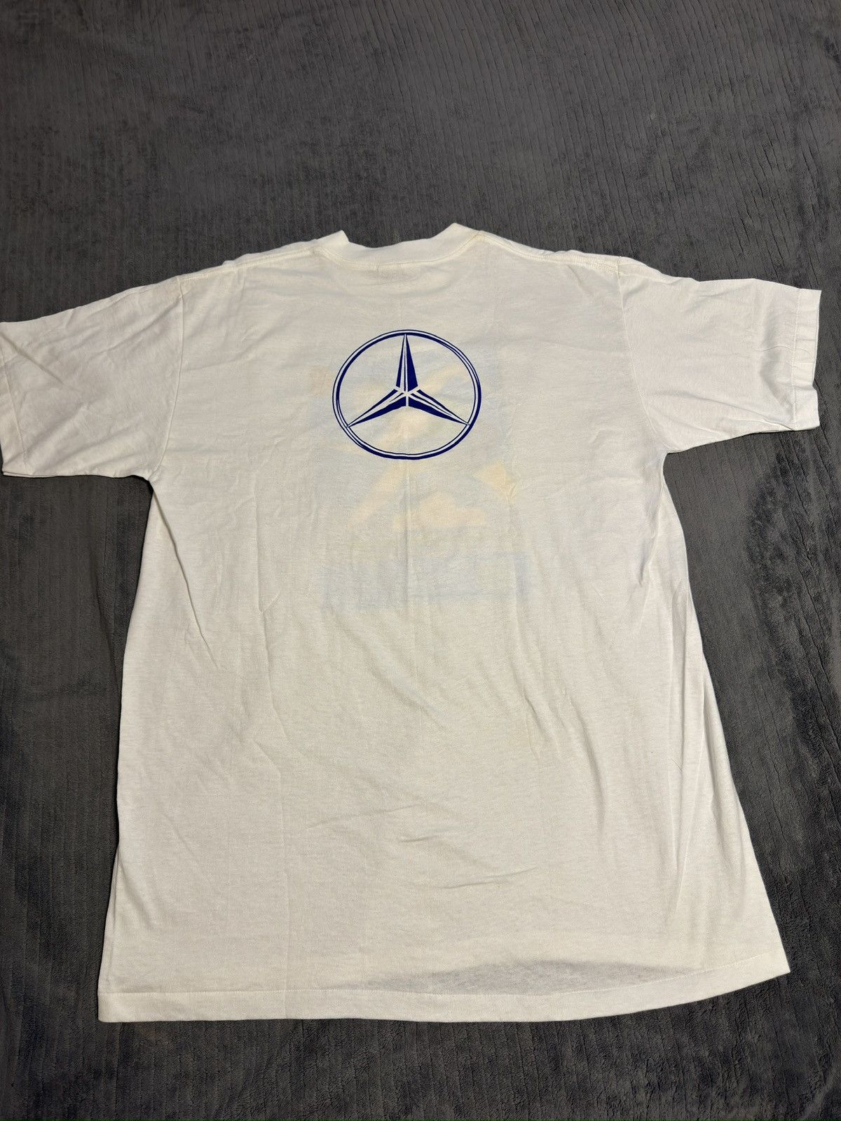 Vintage Vintage Los Angeles Marathon 1991 x Mercedes Tee Size XL Size US XL / EU 56 / 4 - 5 Thumbnail
