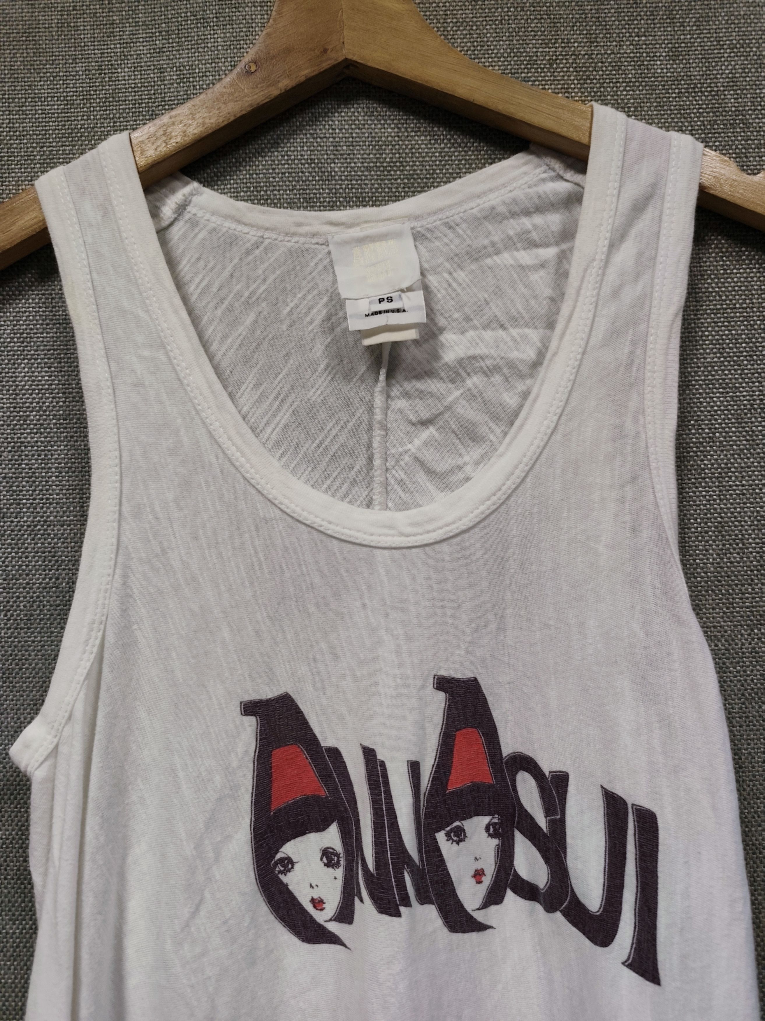 Anna Sui Vintage Anna Sui "Dolly Girl" Asymmetrical Tank Top Size XS / US 0-2 / IT 36-38 - 4 Thumbnail