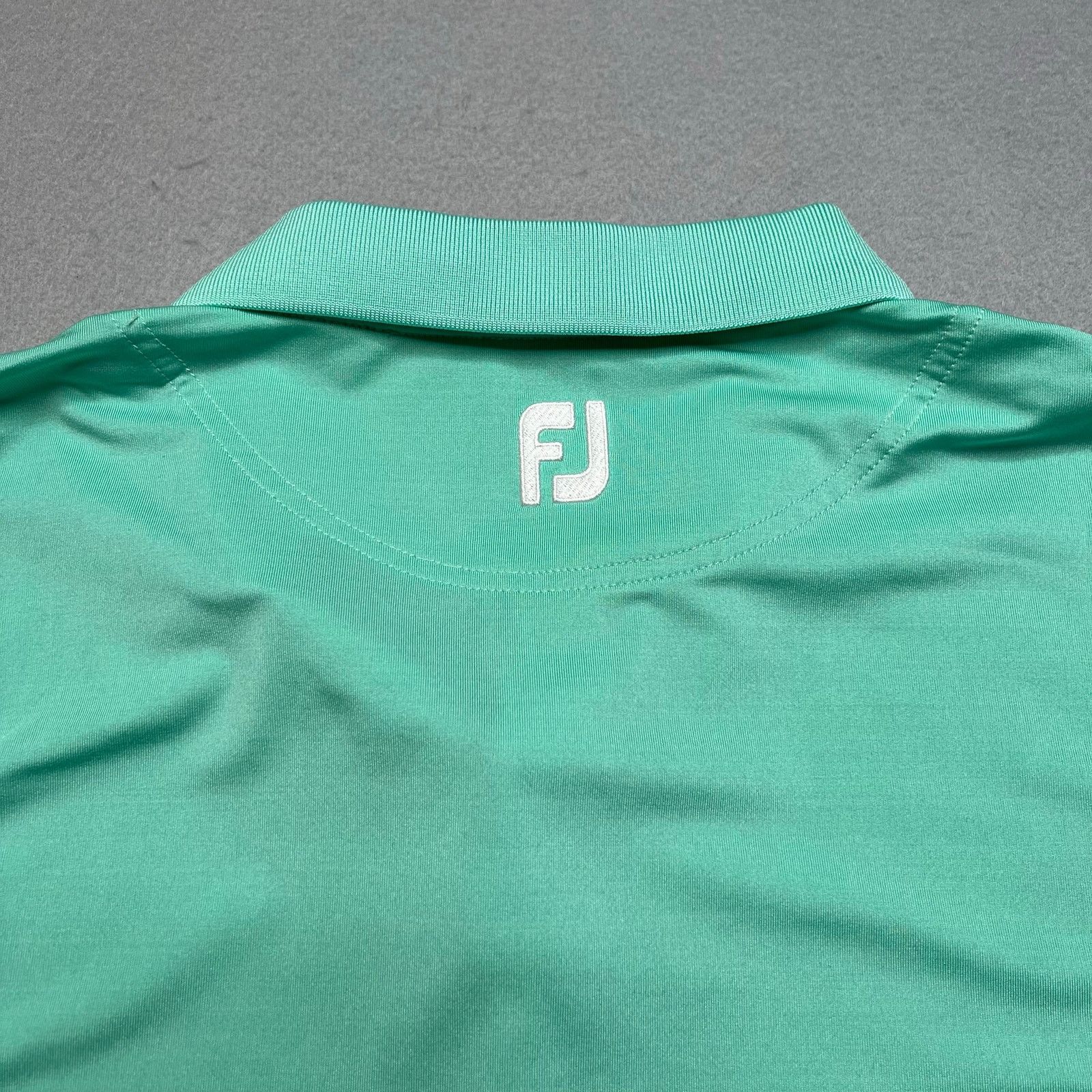 Footjoy FootJoy FJ Golf Polo Shirt Men’s XL Mint Green Performance Size US XL / EU 56 / 4 - 9 Thumbnail
