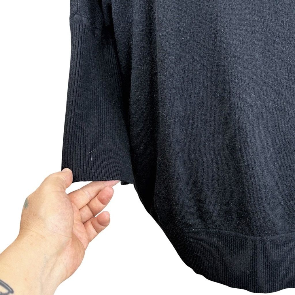 Other MATTY M Women's Contemporary Chic Black V-neck Sweater XXL Size XXL / US 16-18 / IT 52-54 - 5 Thumbnail