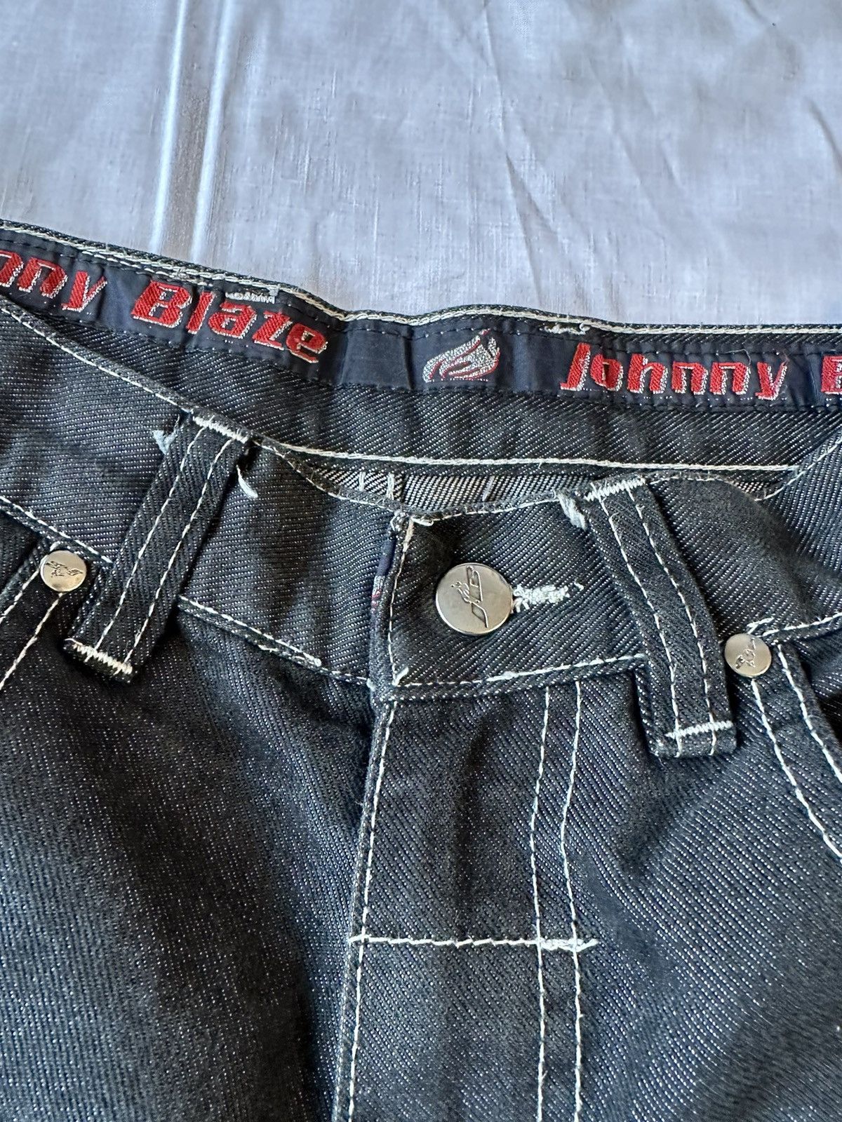Vintage Johnny Blaze Vintage Cargo Jeans Denim Pants size 28 Size 28" / US 6 / IT 42 - 11 Thumbnail