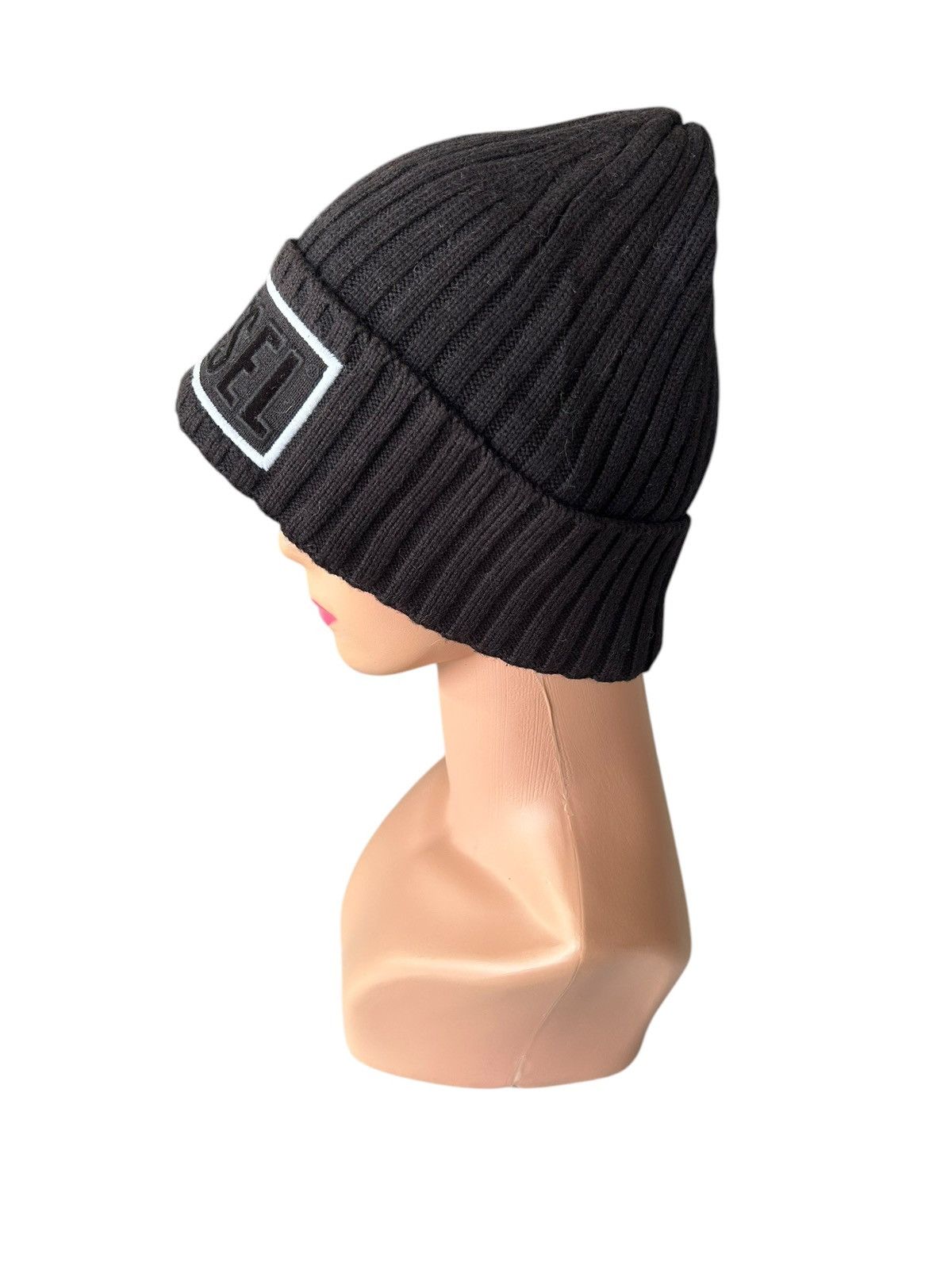 Diesel × Vintage Diesel Big Logo Sunfaded Box Logo Beanie Hats ☠️☠️ Size ONE SIZE - 3 Thumbnail