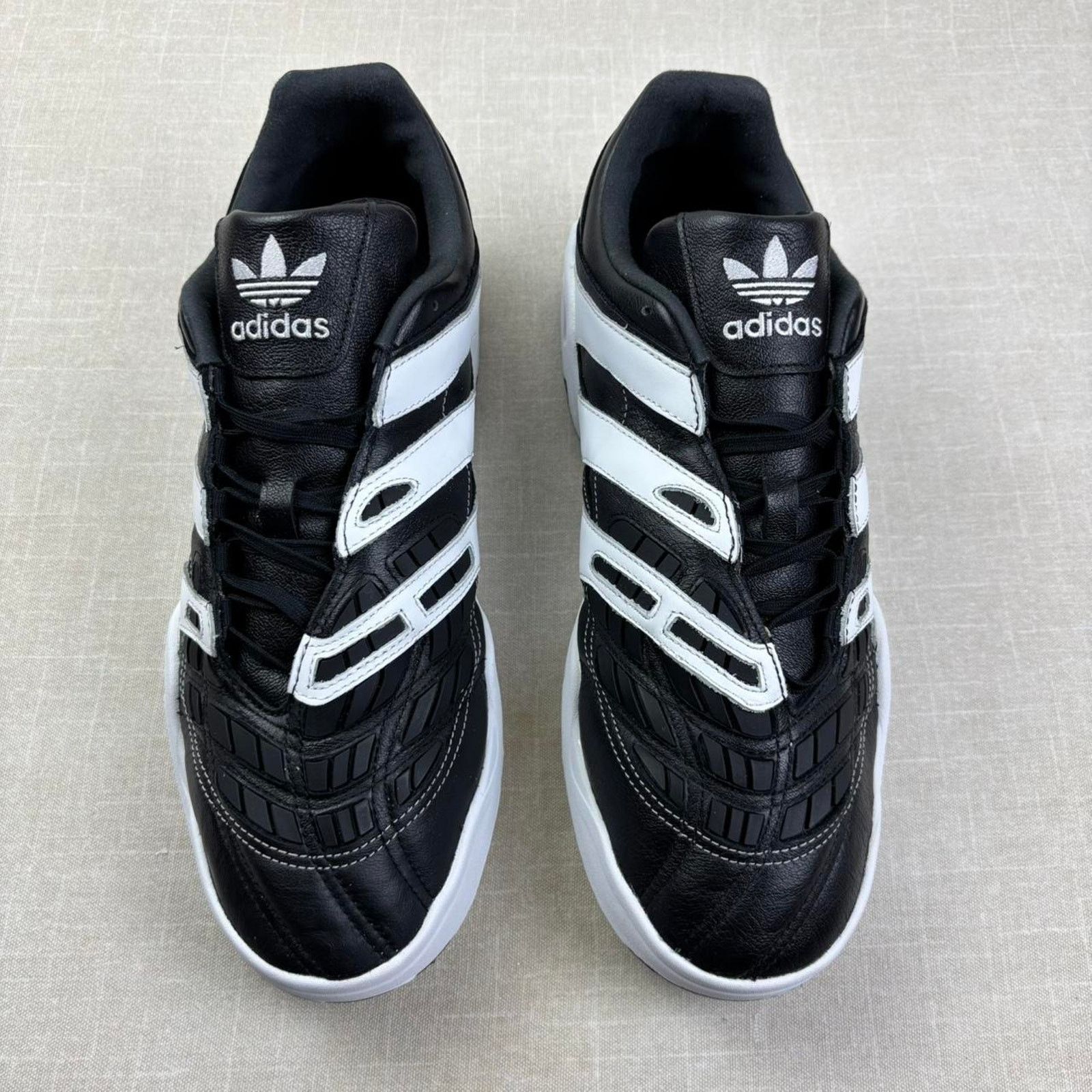 Adidas 🦓 2023 adidas Predator XLG “Black White” 12M Size US 12 / EU 45 - 3 Thumbnail