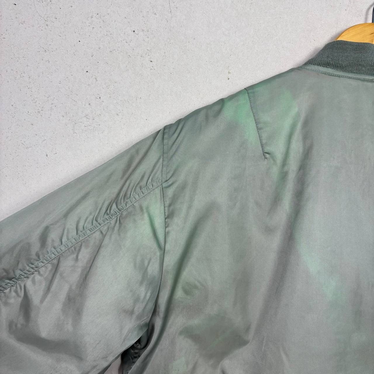 Alpha Industries VTG MA-1 Flight Jacket USAF Sage Green Orange Lining Size M Size US M / EU 48-50 / 2 - 13 Thumbnail
