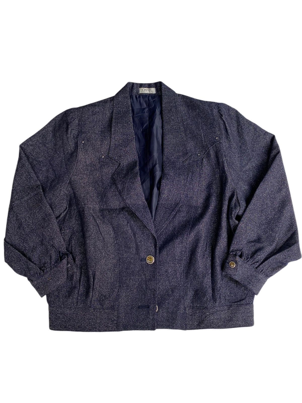 Camel × Vintage Vtg Camel Ladies Fashion Jacket Size L / US 10 / IT 46 - 1 Thumbnail