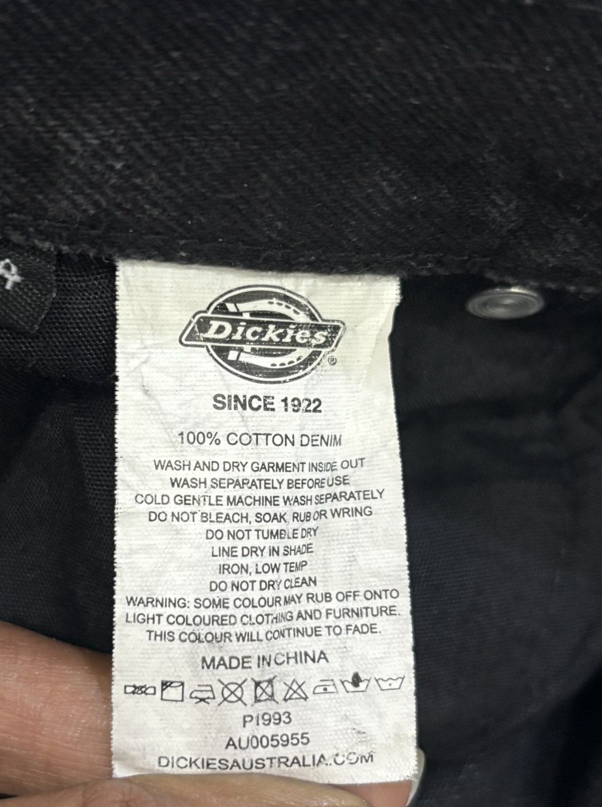 Dickies 90s Dickies denim Size US 34 / EU 50 - 5 Thumbnail
