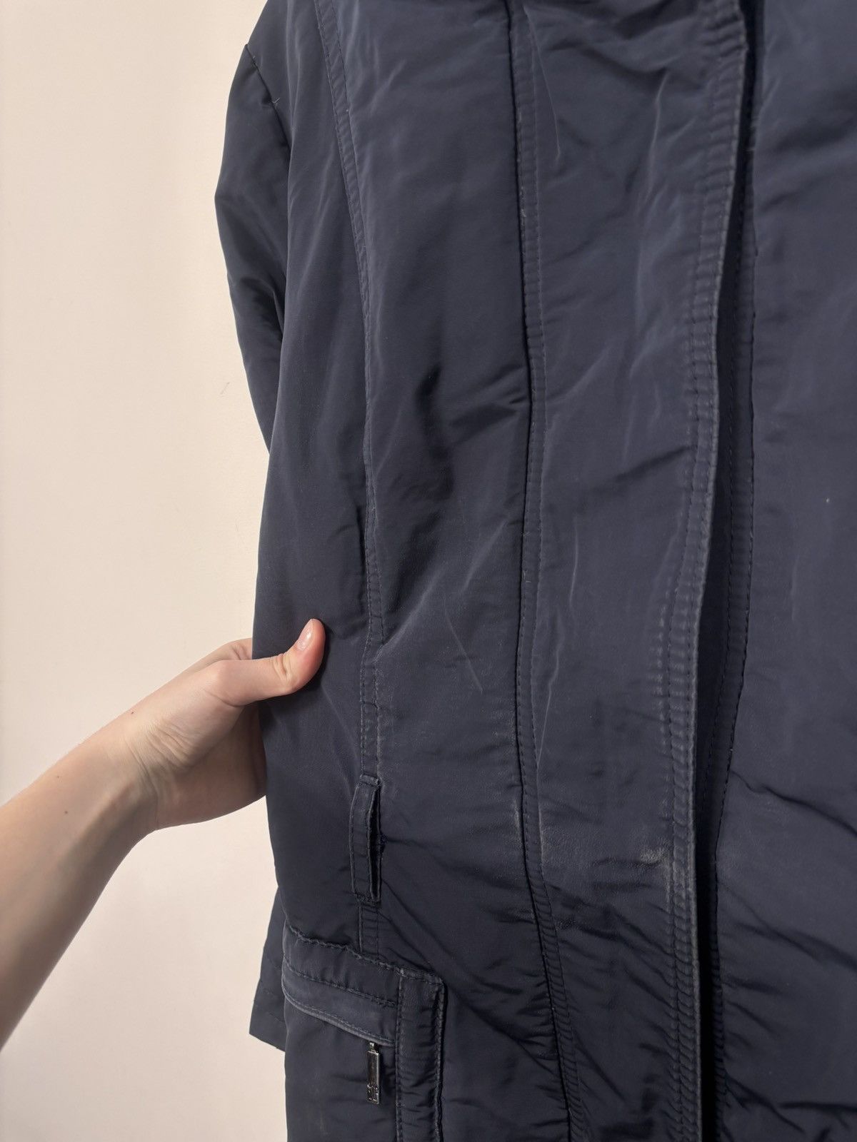 Moncler Moncler Romney Women’s Navy Blue Down Puffer Jacket Coat Size XL / US 12-14 / IT 48-50 - 6 Thumbnail
