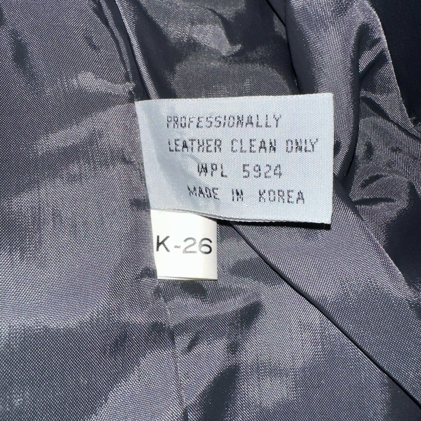 Other Vintage Saddlery Grey Mens 40 Genuine Leather Jacket Blazer Size 40R - 6 Thumbnail