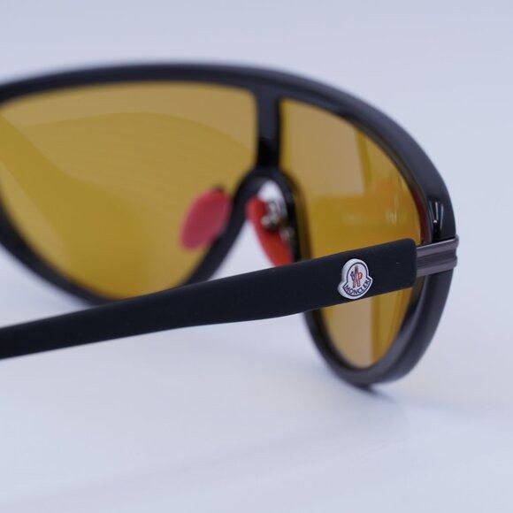 Moncler 🕶️ New Moncler ML0239 01E Black/Brown Sunglasses Size ONE SIZE - 10 Thumbnail
