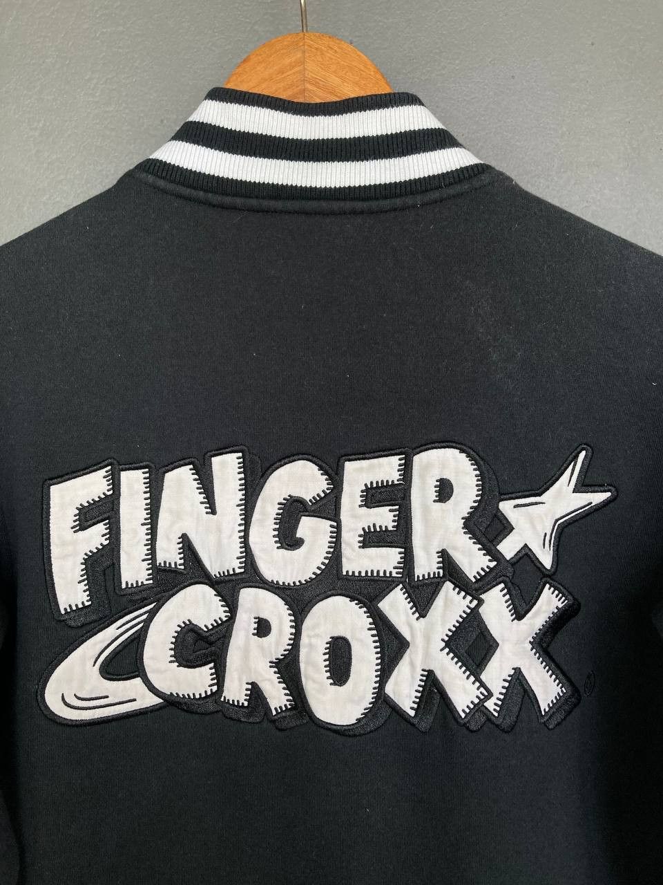 Fingercroxx Fingercroxx City Patched Sleeves Varsity Jacket Size US XS / EU 42 / 0 - 6 Thumbnail