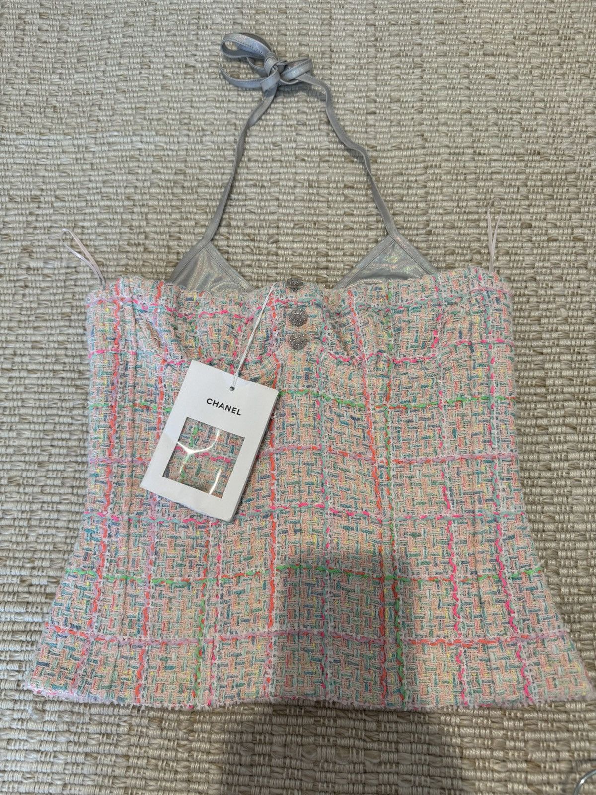 Chanel Chanel 24C tweed top size 34 Size XS / US 0-2 / IT 36-38 - 1 Thumbnail