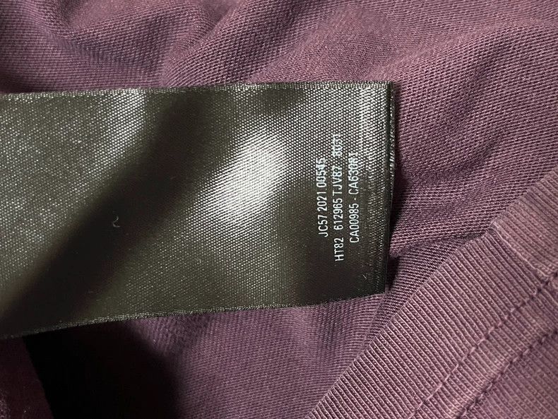 Balenciaga Balenciaga Washed grape purple double B small slogan logo Size US S / EU 44-46 / 1 - 6 Thumbnail