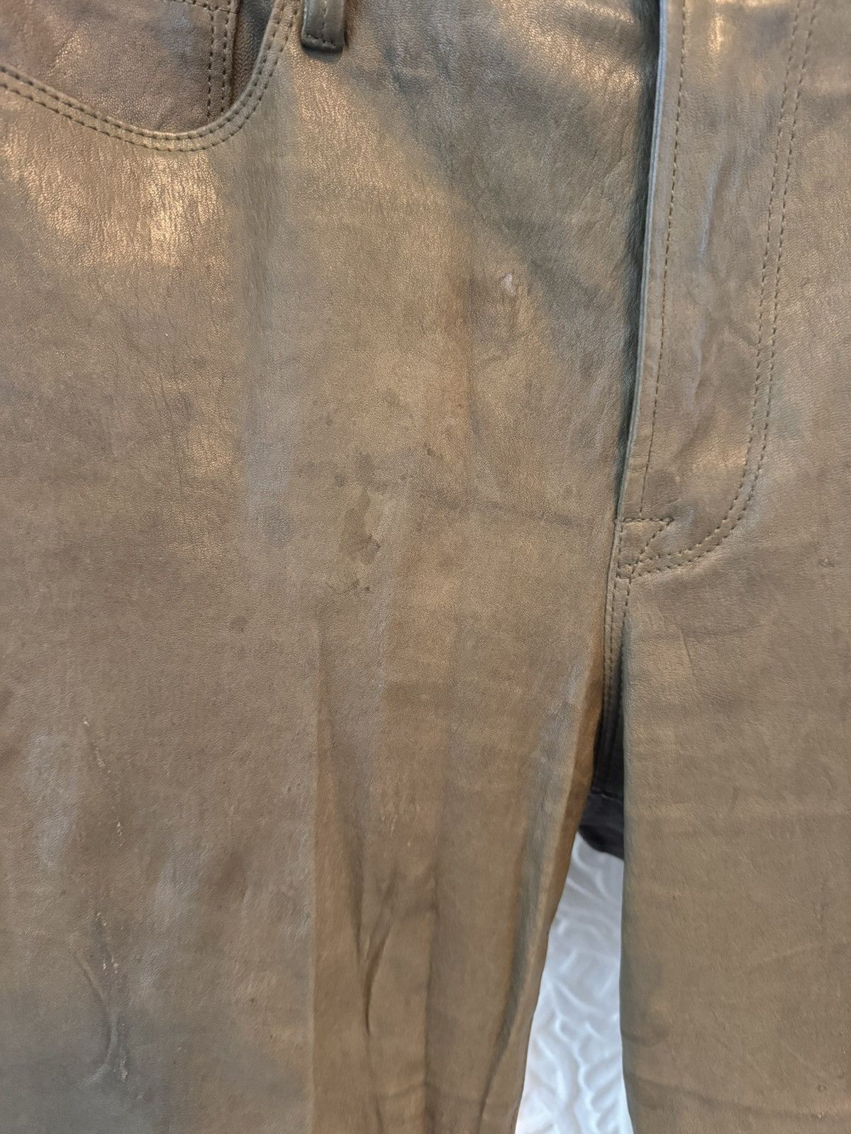 Frame Le Crop Mini Boot Leather Pant Size 30" / US 8 / IT 44 - 7 Thumbnail