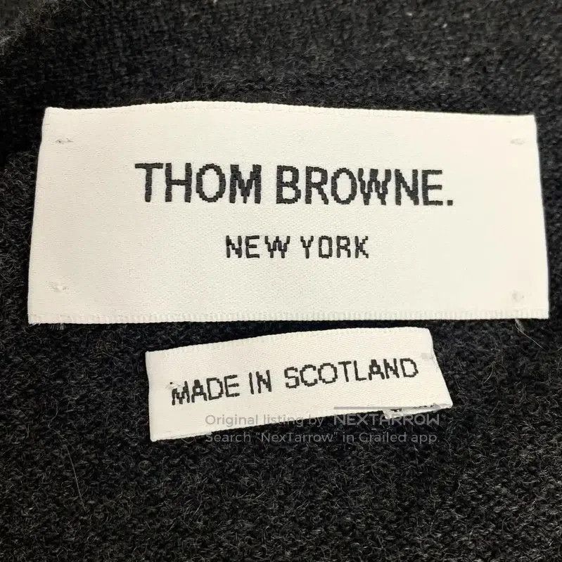Thom Browne Thom Browne Charcoal Wool Cardigan for Women . Size M / US 6-8 / IT 42-44 - 5 Thumbnail