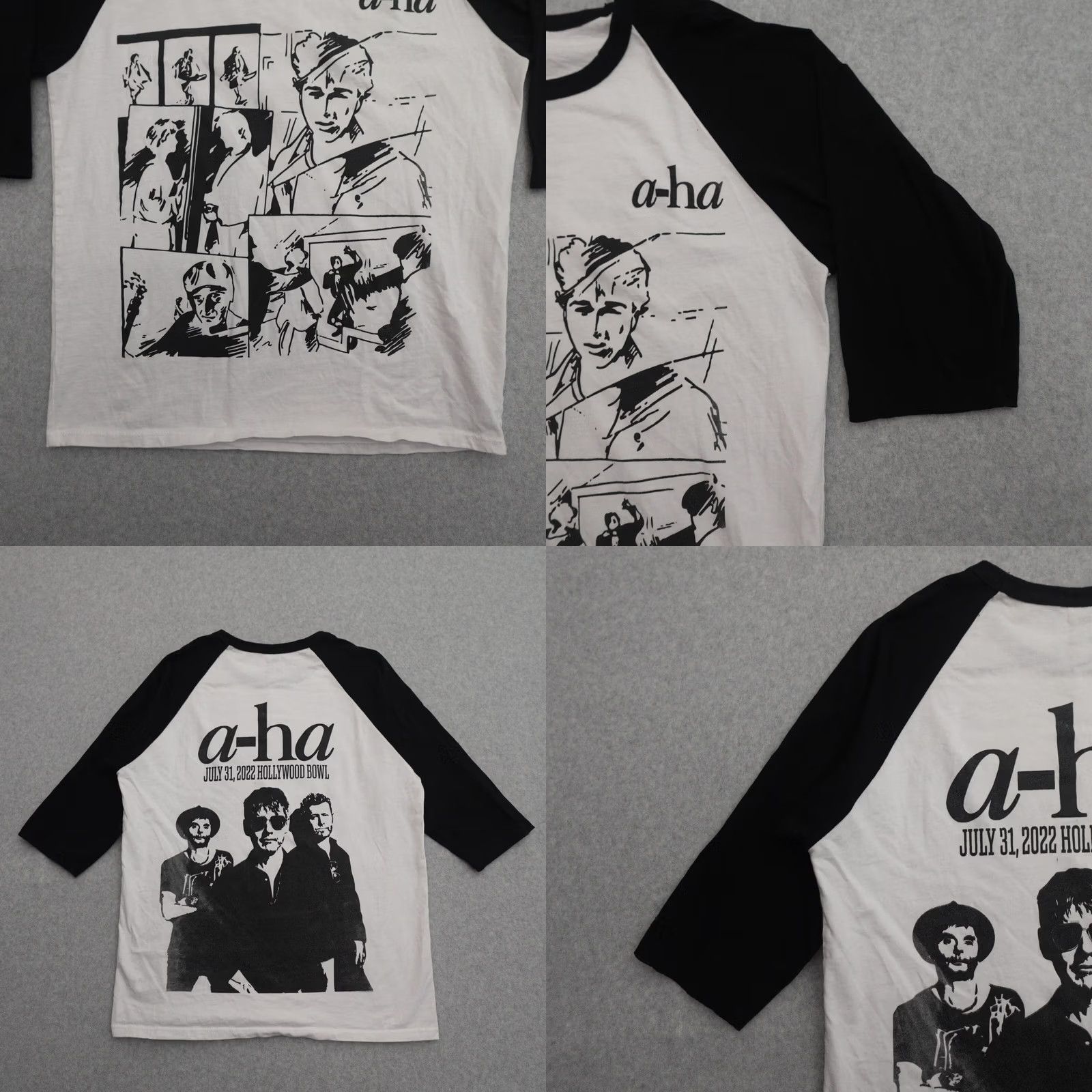 Vintage UNBRANDED A-ha Hollywood Superbowl 2022 Orchestra 3/4 Sleeve Shirt Men Small White Nike Size US S / EU 44-46 / 1 - 8 Thumbnail