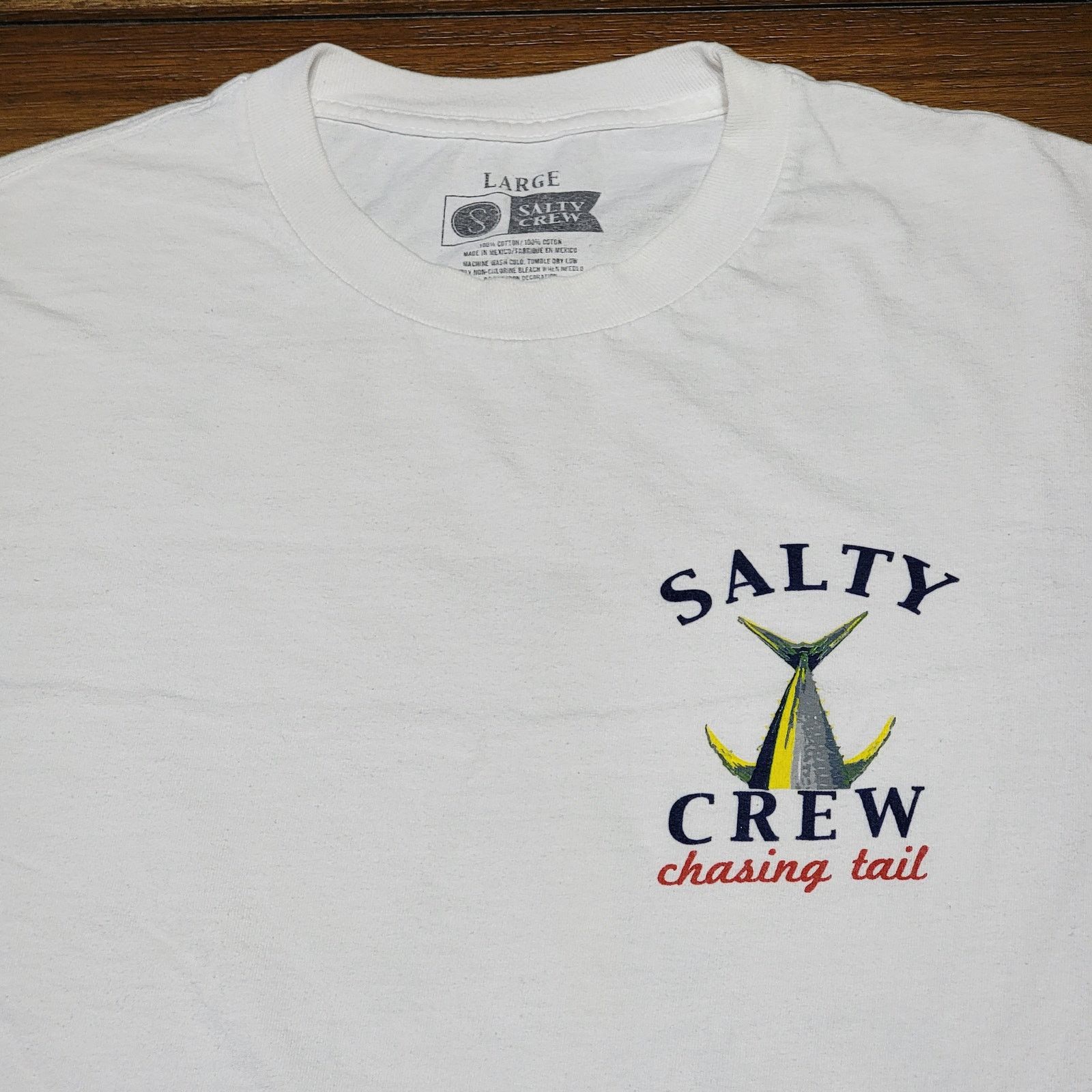 Other Salty Crew LS Unisex Fishing Tee "Chasing Tail" - Size Large Size US L / EU 52-54 / 3 - 5 Thumbnail