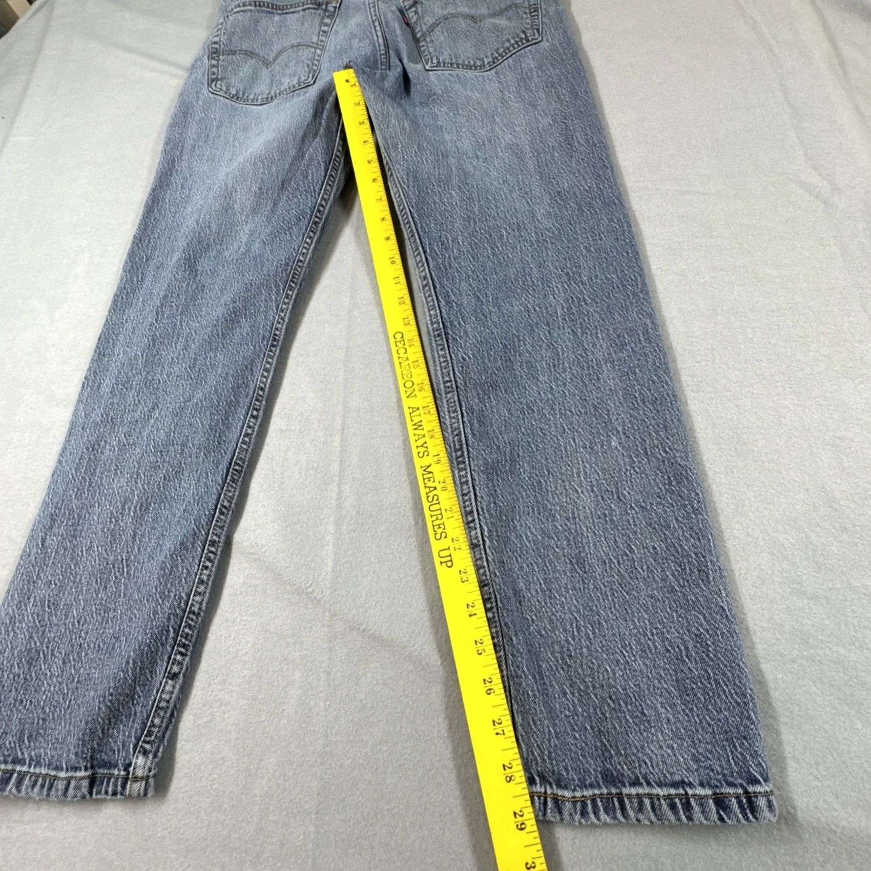 Levi's Levi'S 502 Jeans Men Blue High Rise Straight Fit Medium Wash Size US 36 / EU 52 - 8 Thumbnail