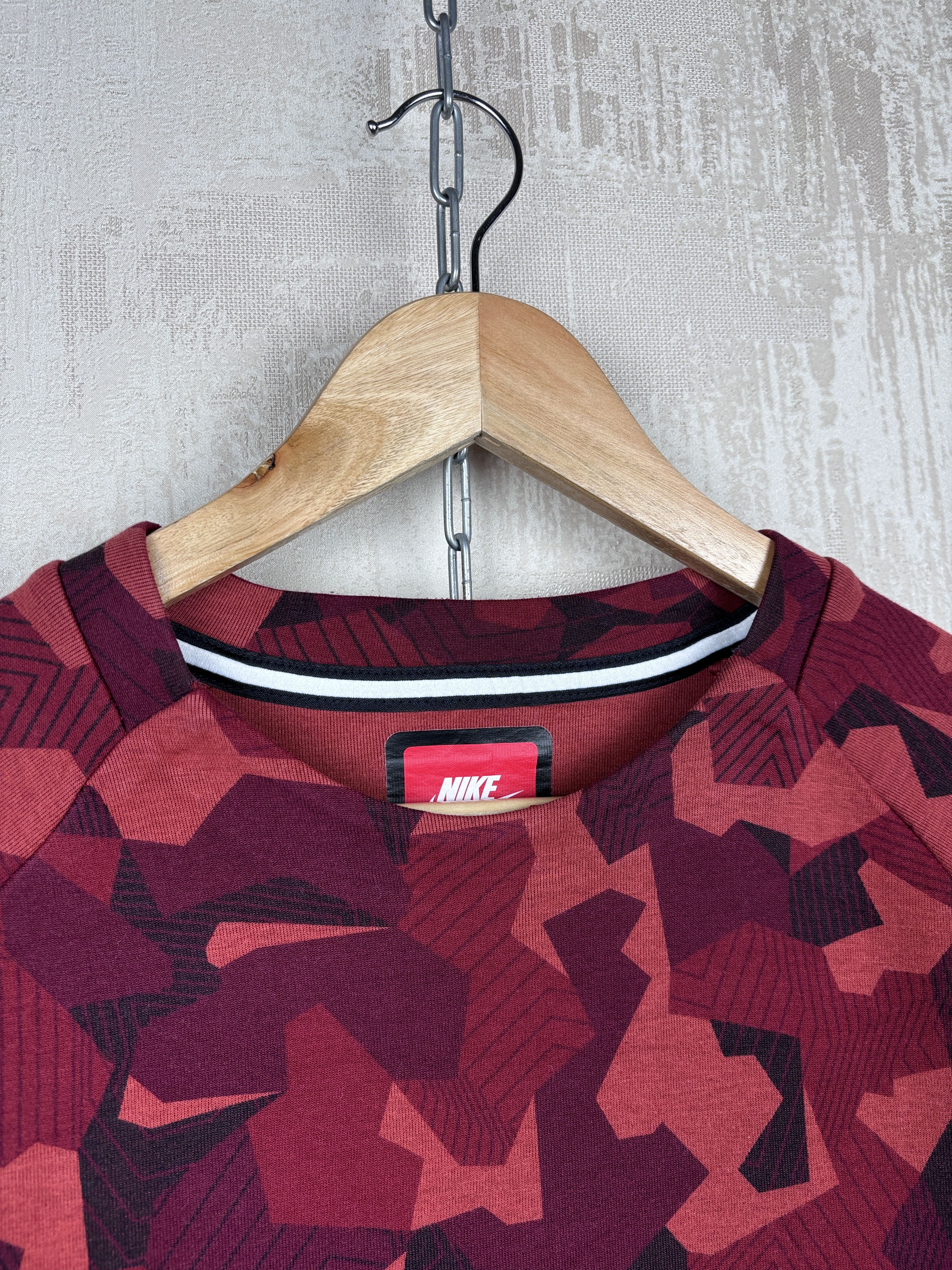 Nike Nike Tech Fleece Camo Camouflage Crew Sweatshirt Size US M / EU 48-50 / 2 - 7 Thumbnail