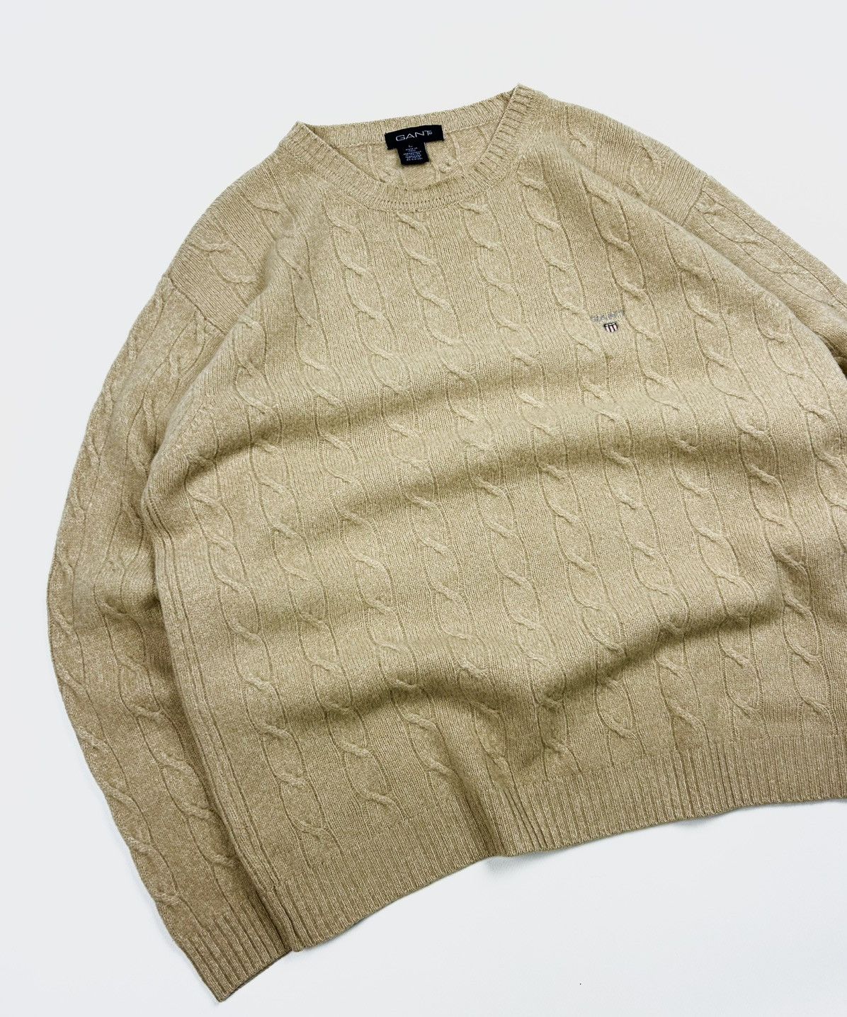 Gant × Vintage Vintage Gant Knited Wool Sweater Size US L / EU 52-54 / 3 - 3 Thumbnail