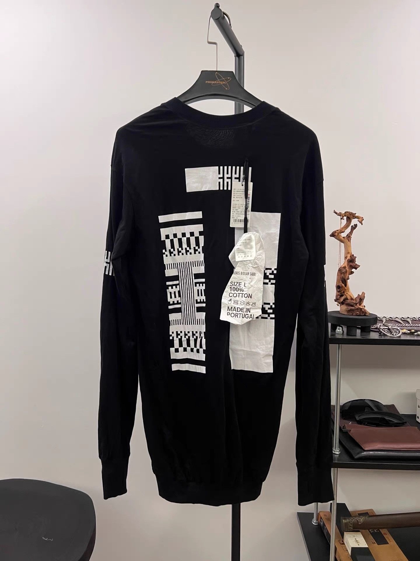 11 By Boris Bidjan Saberi 11by BBS Printed Long Sleeve T-Shirt K35 Size US L / EU 52-54 / 3 - 2 Thumbnail