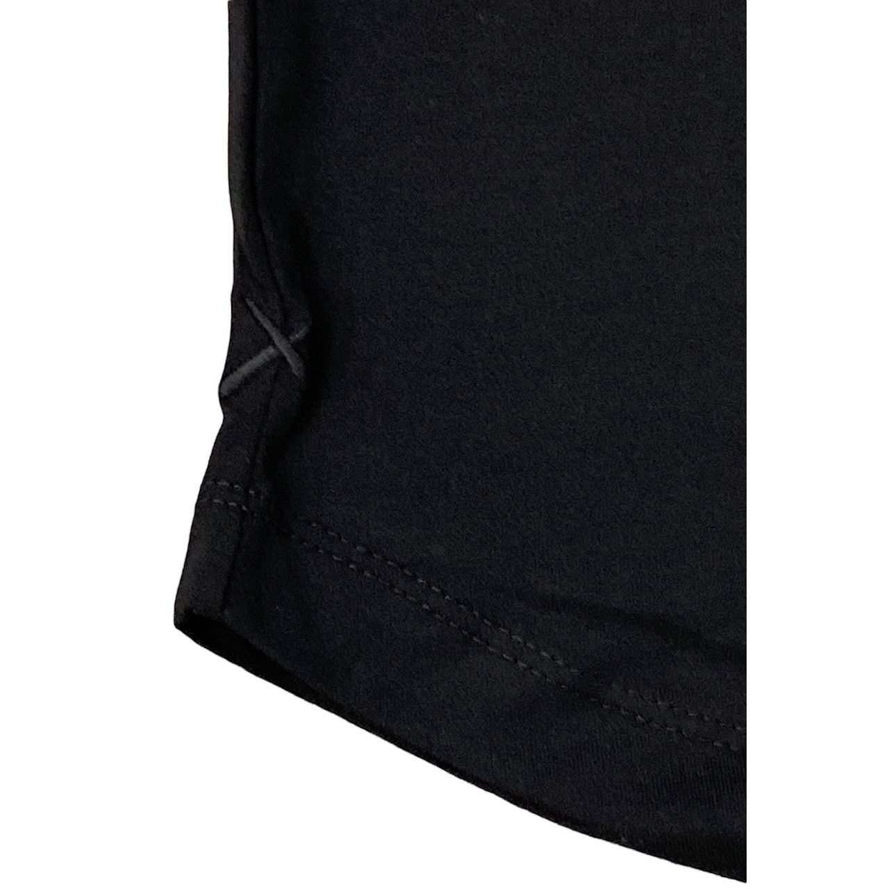 Other Cuts Clothing Men's Curve Hem Crew Neck Tee T-Shirt - Black Size US XL / EU 56 / 4 - 3 Thumbnail