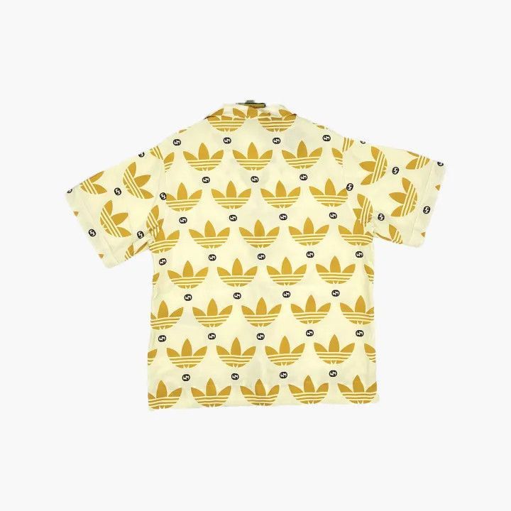 Gucci Gucci Gucci x Adidas Short Sleeve Button-Up Shirt -2506 Size US M / EU 48-50 / 2 - 2 Thumbnail